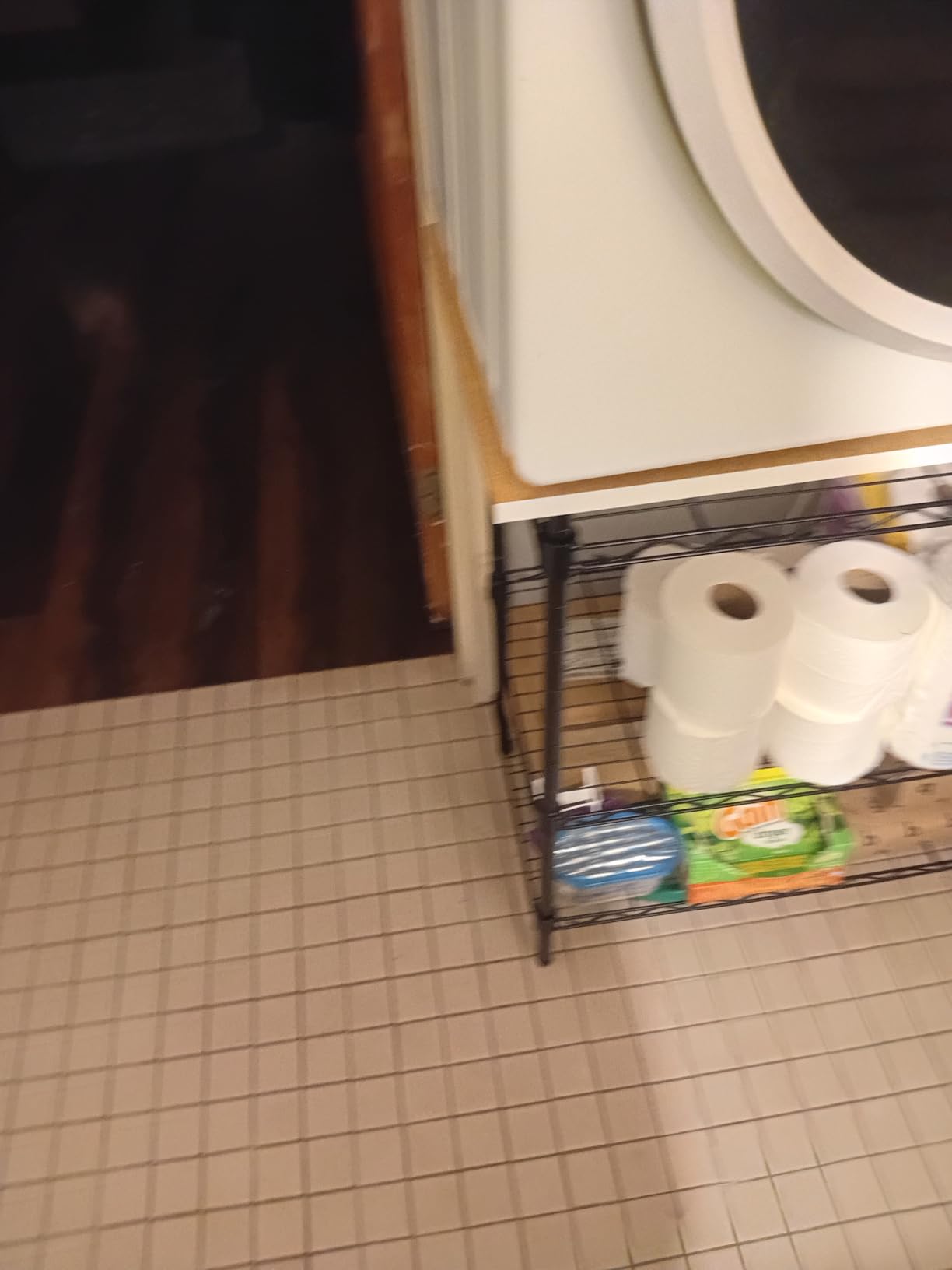 Amazon Basics 3-Shelf Adjustable Heavy Duty Steel Wire Rack Storage Shelving Organizer with Storage Space, Versatility and Ease of Use for Kitchen, Garage, 23.2