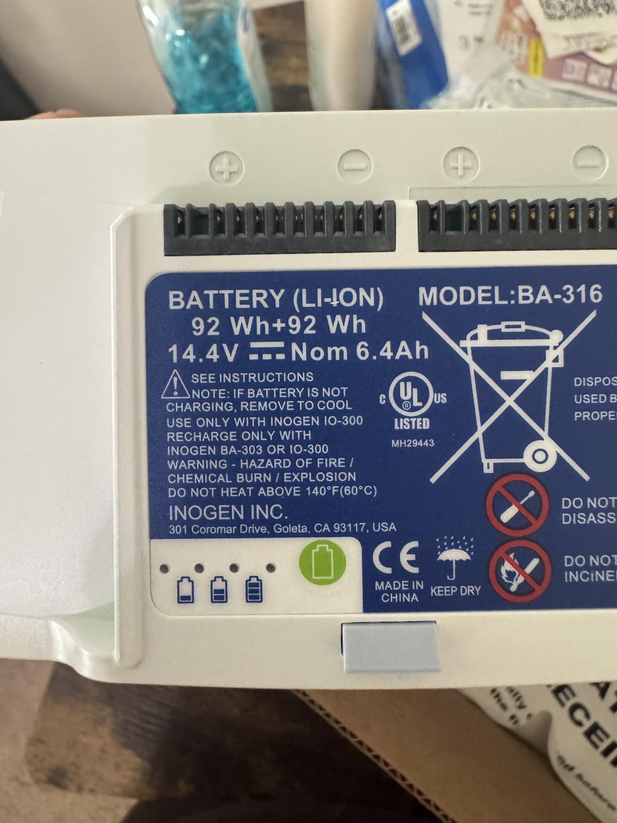 One G3 Extended (16-Cell) Battery - Portable Replacement Battery - for The One G3-2.3 lb. and 8.75 x 3.0 x 1.98 in. customer photo 1