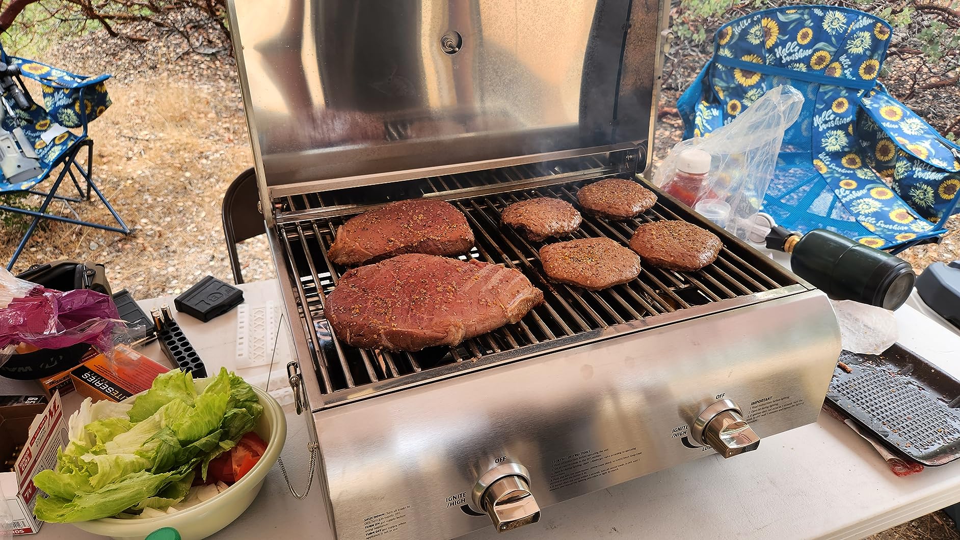 Pit Boss Grills 75275 Stainless Steel Two-Burner Portable Grill customer photo 2