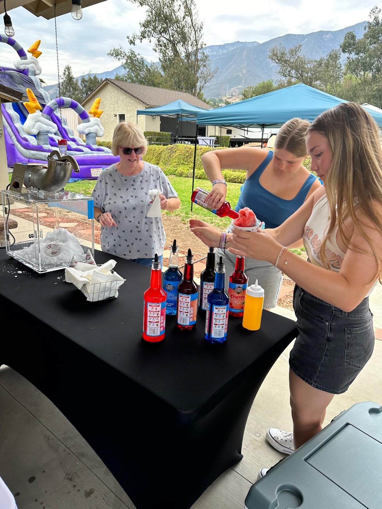 Costzon Commercial Snow Cone Machine, 440lbs/H Stainless Steel Ice Shaver with Dual Blades, 110V Electric Snow Cone Maker, Shaved Ice Machine with Safety On/Off Switch for Home, Party, Restaurant, Bar customer photo 1