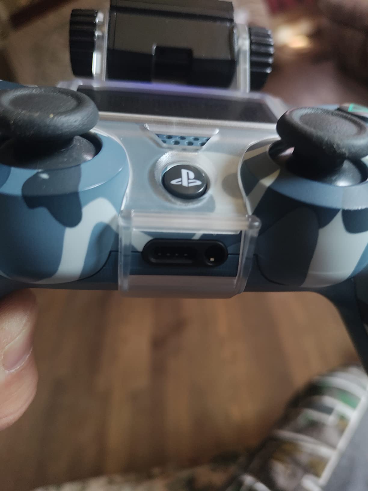 ICESPRING Phone Clip Holder Clamp Mount Stand Bracket for PlayStation 5 PS5 Wireless Controller customer photo 2