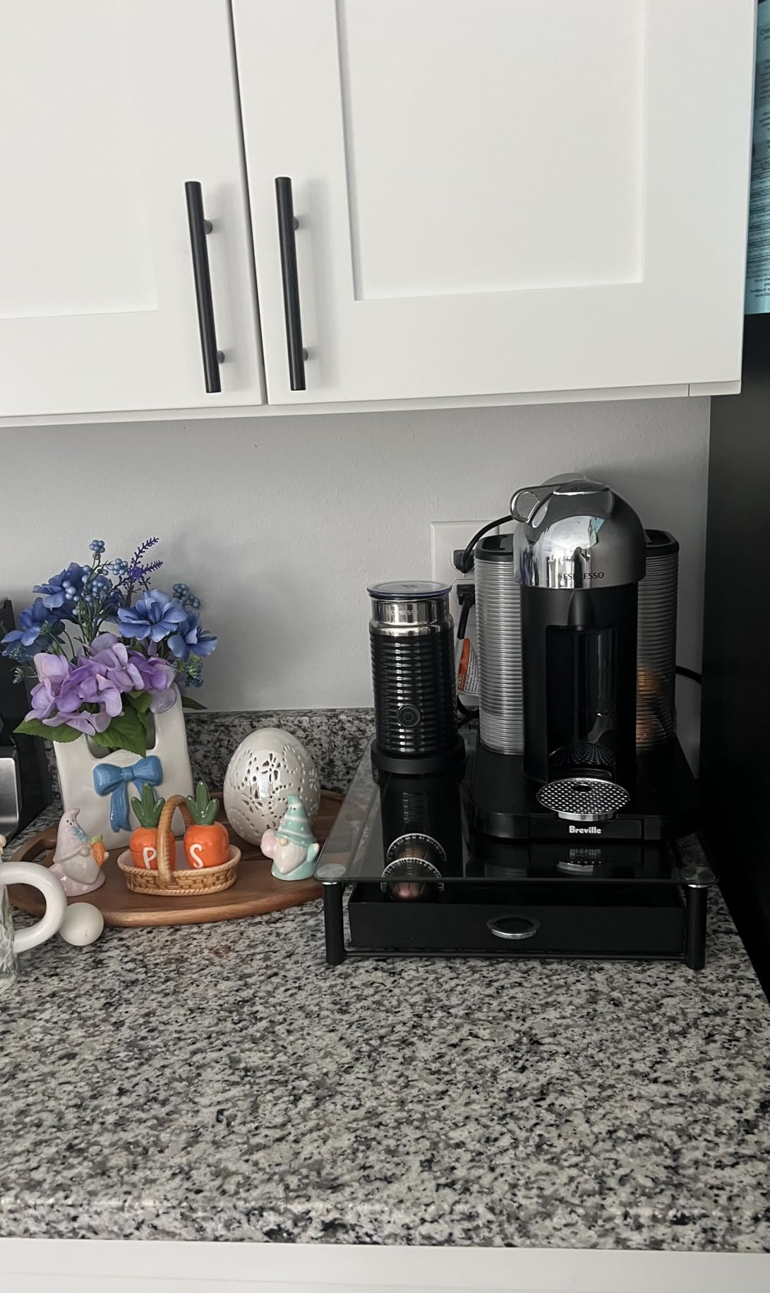 Vertuo Coffee and Espresso Maker by Breville, Chrome with Aeroccino Milk Frother customer photo 1
