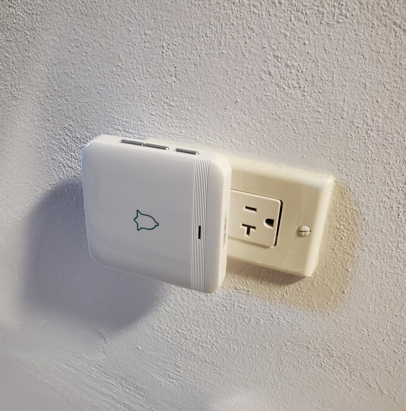 AVANTEK Wireless Doorbell, D-3B Waterproof Door Chime Kit Operating at over 1300 Feet with 2 Plug-In Receivers, 52 Melodies, CD Quality Sound and LED Flash customer photo 2