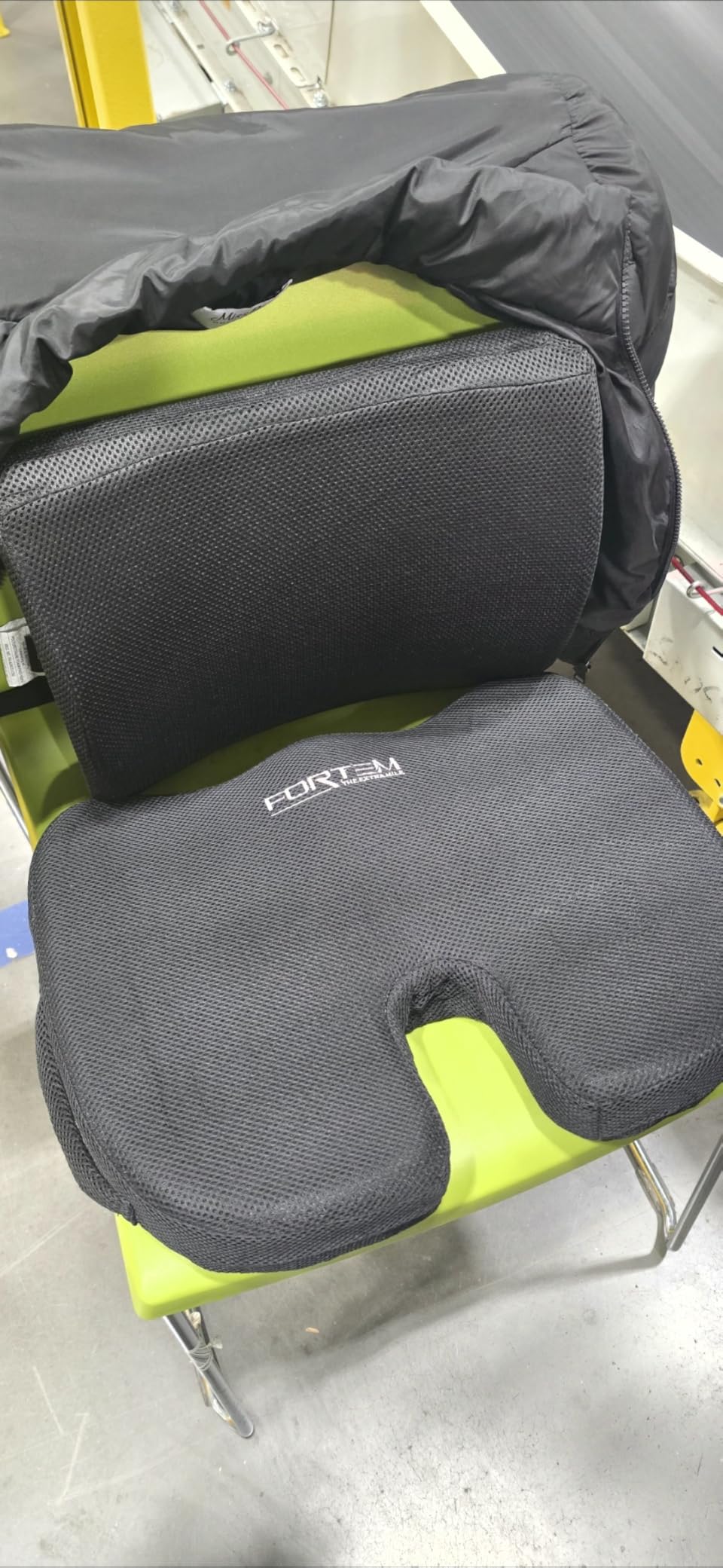 FORTEM Seat Cushion, Office Chair Cushion, Lumbar Support Pillow for Office Chair, Memory Foam Sciatica Coccyx Tailbone Pressure Pain Relief, Car Sitting Pad, Washable Non Slip customer photo 1