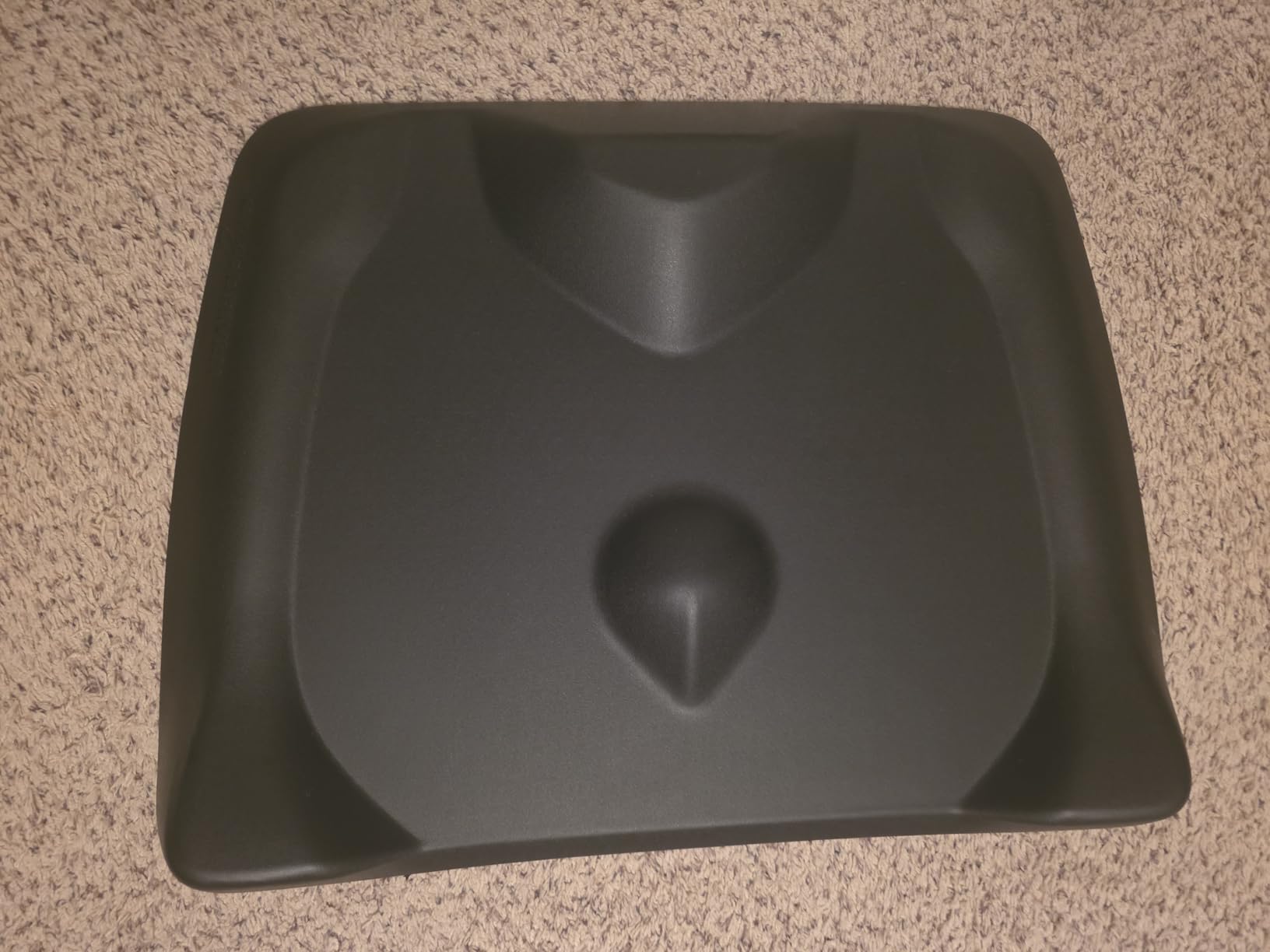 Standing Desk Mat - Topo Mini by Ergodriven | The Smaller Not-Flat Anti-Fatigue Standing Desk Mat with Calculated Terrain | Ultra-Thick Premium Comfort Foam, Durable, No PFAs or PVC | Obsidian Black customer photo 2