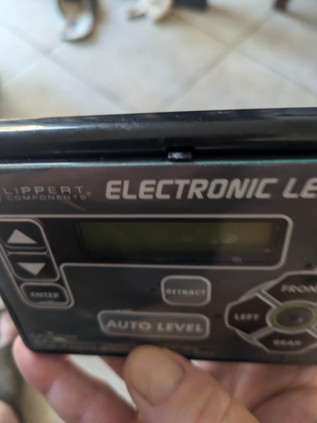 Lippert Ground Control RV 5th Wheel and Travel Trailer Leveling System Replacement Touchpad with Auto-Leveling Button - 421484 customer photo 2