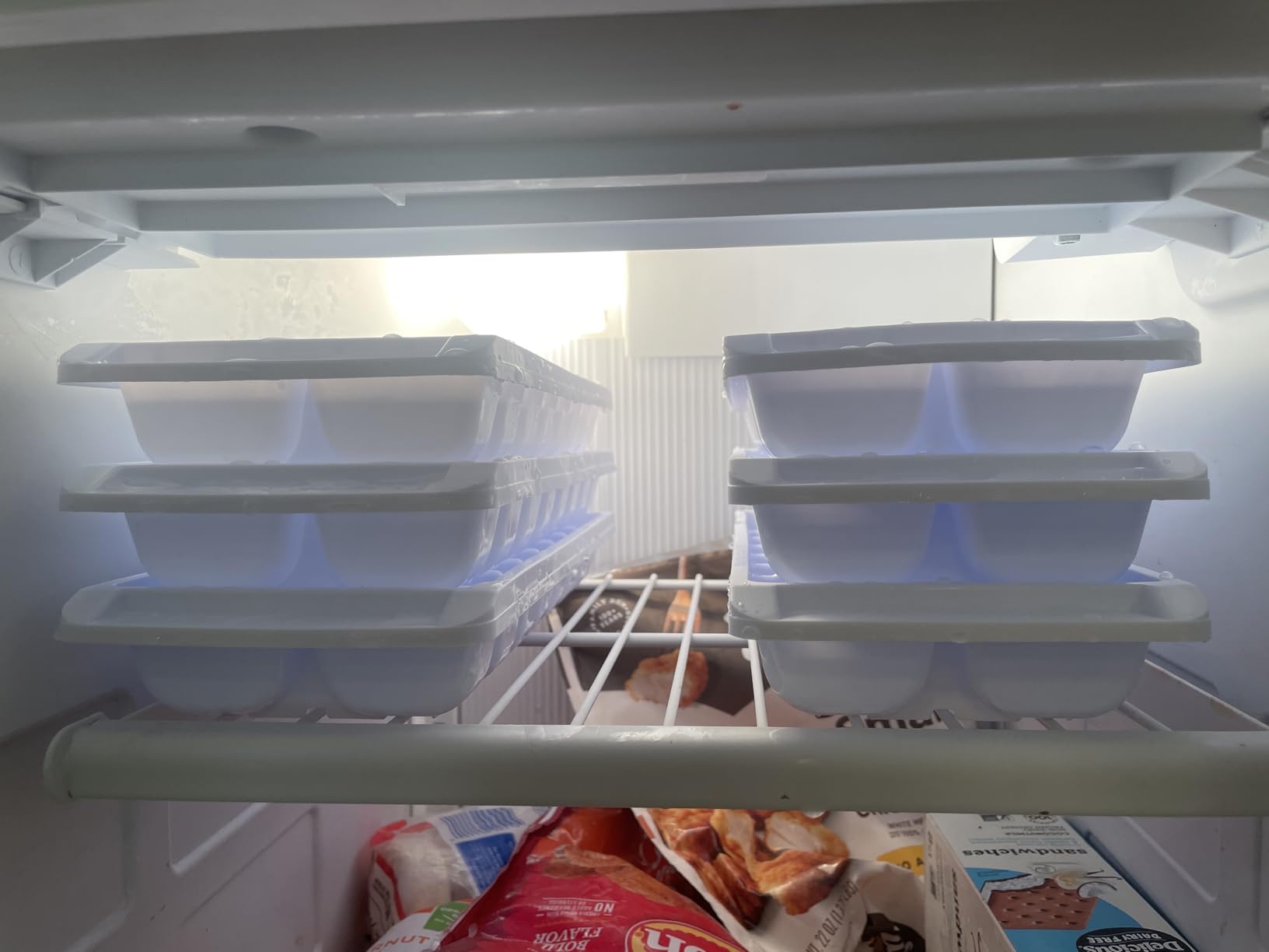 Ice Tray Easy Release White Ice Cube Trays, 16 Cube (Pack of 2) (2867-WHT-2) customer photo 1