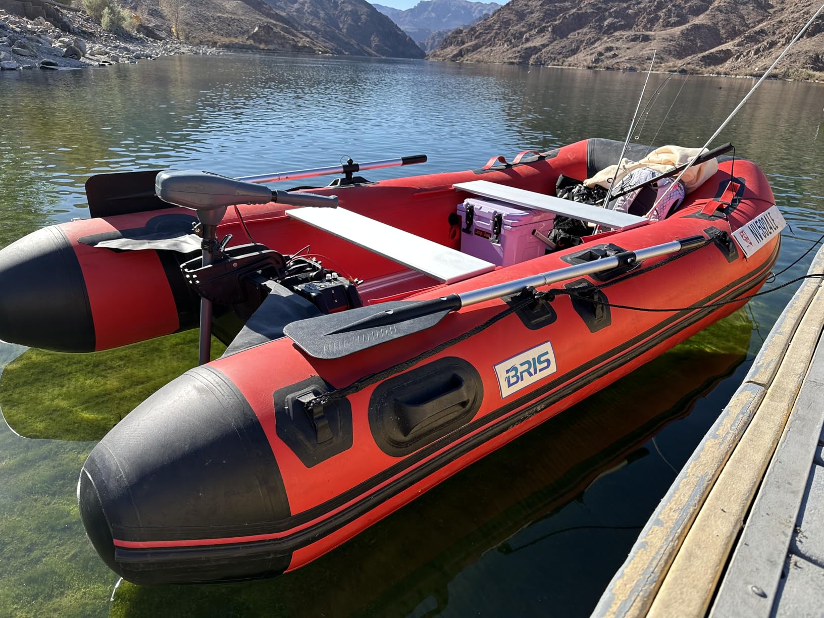 BRIS 10ft Inflatable Boat Inflatable Rafting Fishing Dinghy Tender Pontoon Boat customer photo 1