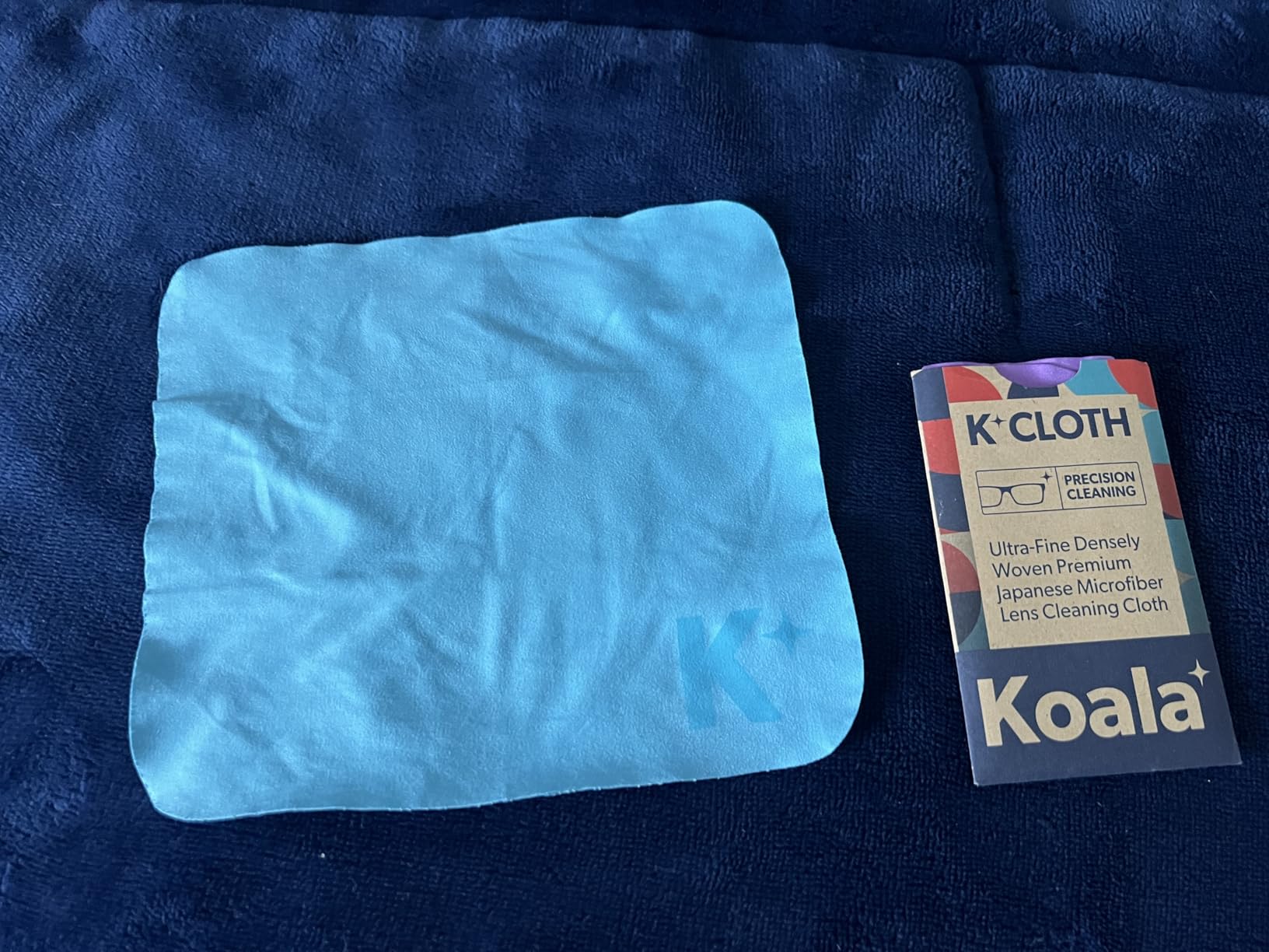 Koala Lens Cleaning Cloth | Japanese Microfiber | Glasses Cleaning Cloths | Eyeglass Lens Cleaner | Eyeglasses, Camera, VR/AR Headset, and Screen Cleaner | Black & Green (Pack of 6) customer photo 2