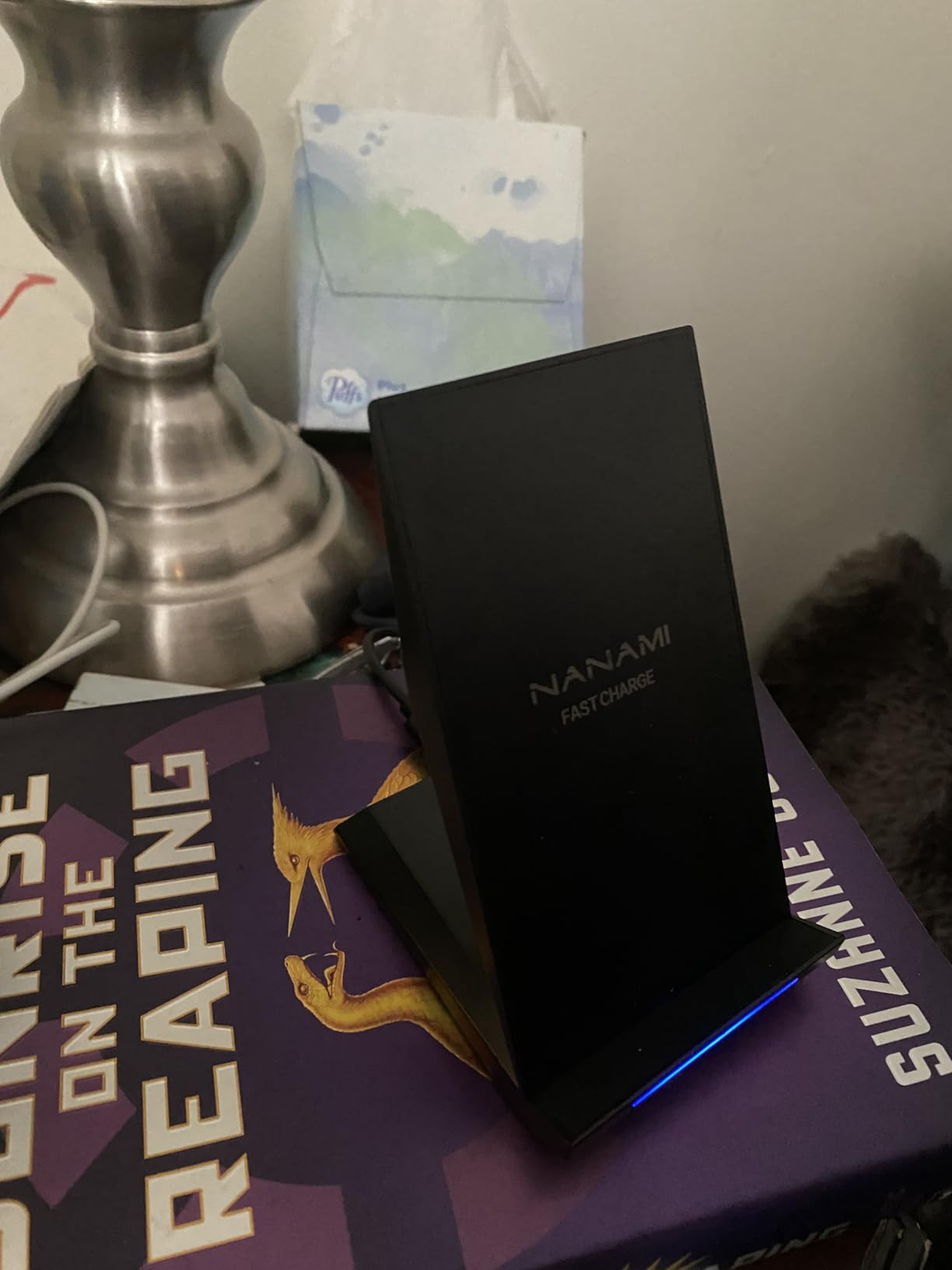 Fast Wireless Charger, NANAMI Wireless Charging Stand Compatible iPhone 17/17 Air/16/15/15 Pro/15 Plus/15 Pro Max/14/13, Nightstand Phone Charger Dock for Samsung Galaxy S26/S26+/S25/S24/S23/S22 customer photo 2