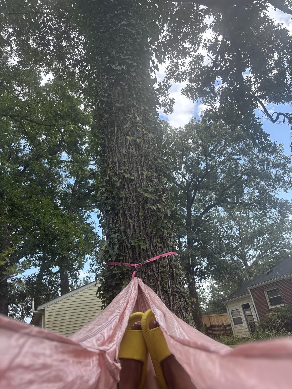 Gold Armour Camping Hammock - XL Double Hammock Portable Hammock Camping Accessories Gear for Outdoor Indoor with Tree Straps, USA Based Brand (Black and Gray) customer photo 1