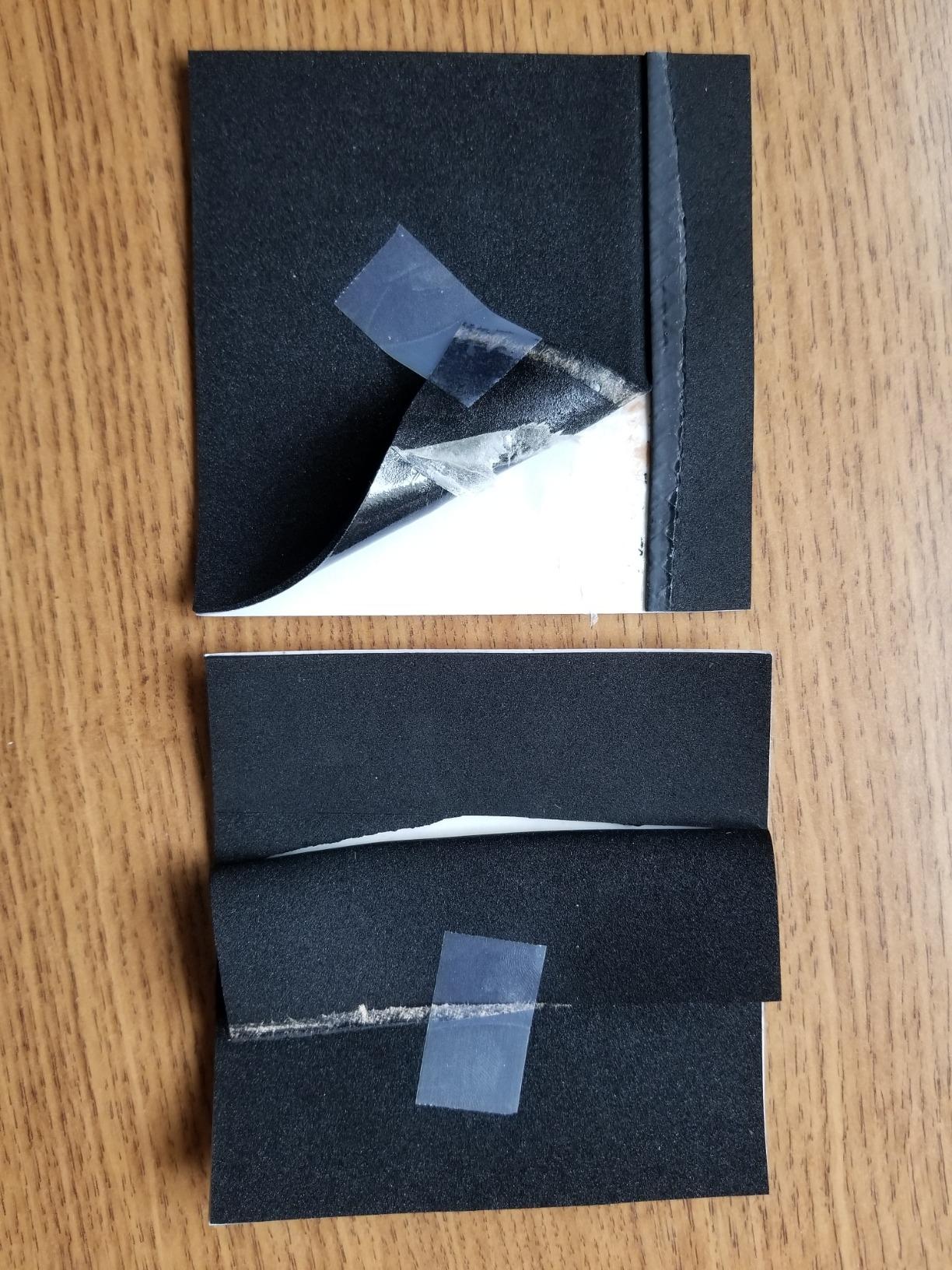 MAGZO 6Pcs Adhesive Foam Padding 1/4 in Thick X 4 in X 4 in,Closed Cell Foam Sheets Neoprene Rubber Self Stick Pads Anti Vibration Pads,Black (4in x 4in x 1/4in, 6Pcs) customer photo 1