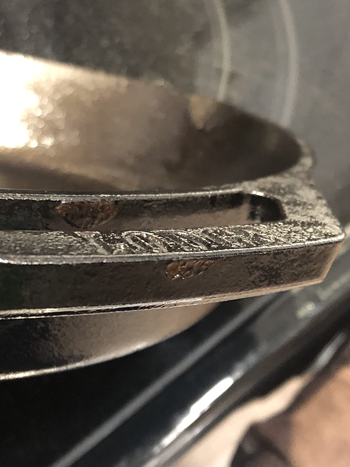 Lodge 10.25 Inch Pre-Seasoned Cast Iron Skillet - Dual Assist Handles - Use in the Oven, on the Stove, on the Grill, or Over a Campfire - Black customer photo 2