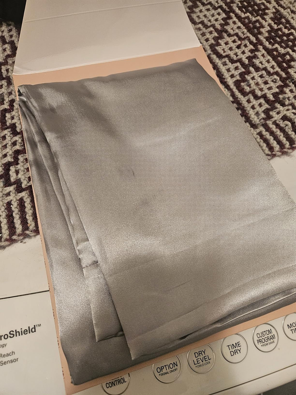 Bedsure Satin Pillowcase, Similar to Silk Pillow Cases Queen Size Set of 2, Cooling Pillow Case Covers with Envelope Closure, Room Decor Gifts for Women Men, Silver Grey, 20x30 Inches, 2pcs customer photo 2