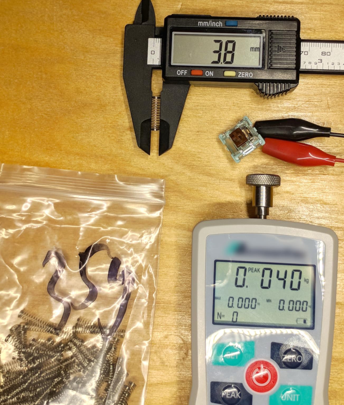 110-Pack Stainless Steel Custom Cherry MX Springs for Cherry Gateron MX switches Springs Replacement (80g) customer photo 1