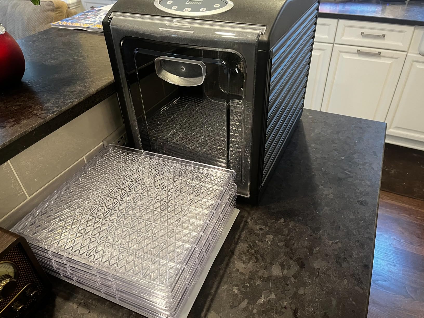 Ivation 9 Tray Countertop Digital Food Dehydrator Drying Machine 600w with Preset Temperature Settings, Auto Shutoff Timer and Even Heat Circulation for Beef Jerky, Fruits, Vegetables & Nuts customer photo 2