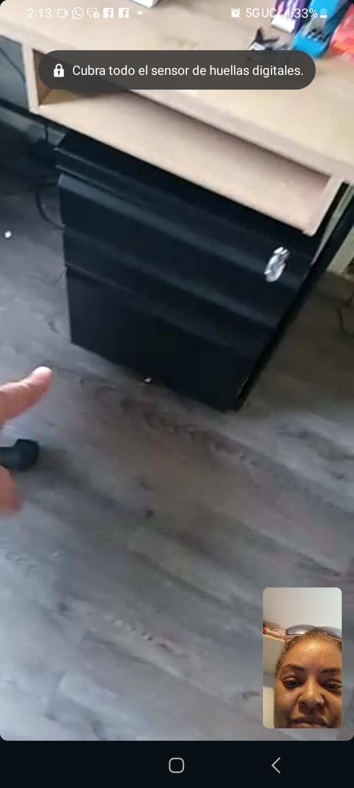 DEVAISE 3 Drawer Mobile File Cabinet with Lock, Under Desk Metal Filing Cabinet for Home Office/Legal/Letter/A4 File, Fully Assembled Except Wheels, Black customer photo 1