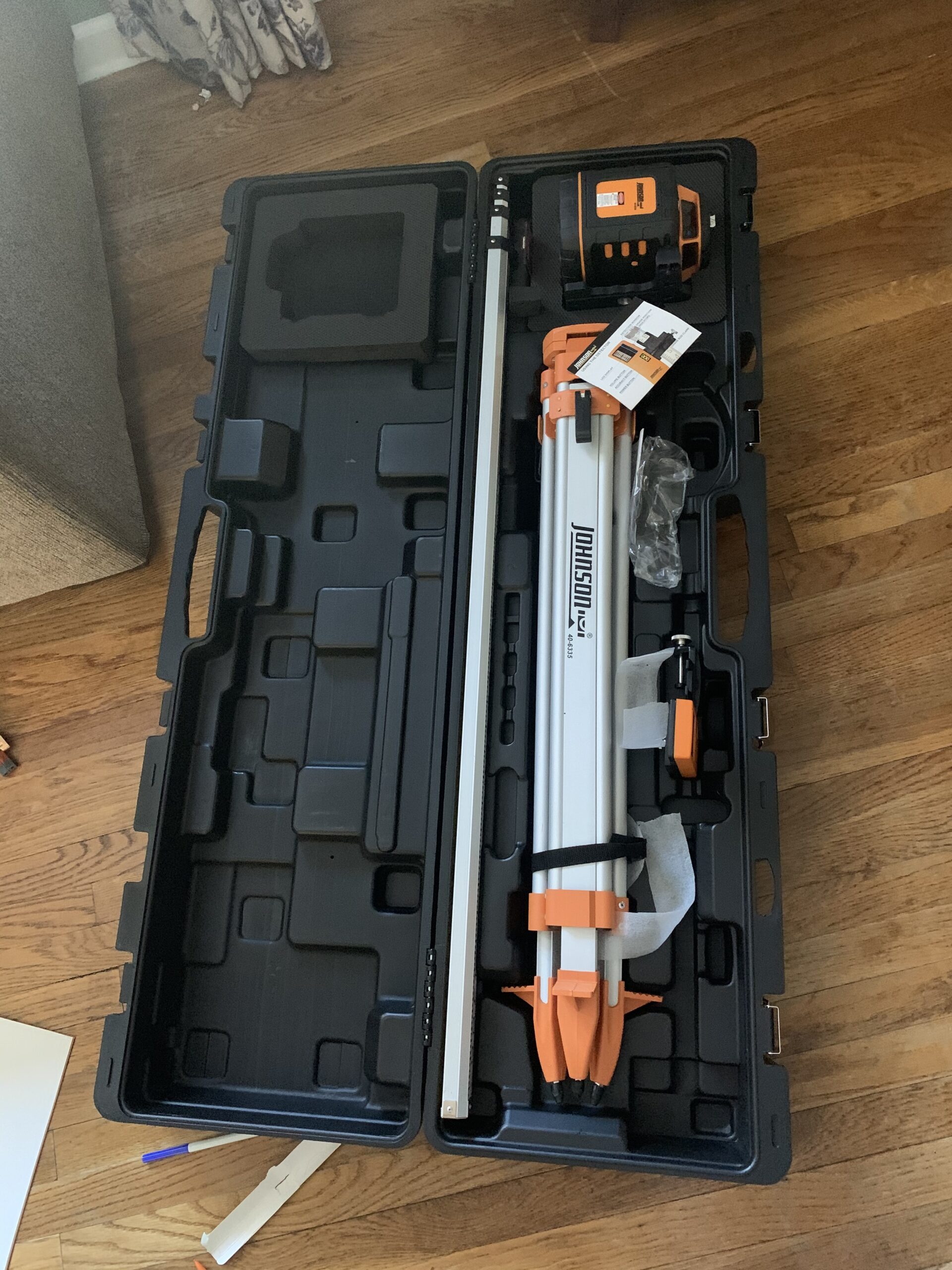 Johnson Level & Tool 99-027K Self-Leveling Rotary Laser System, 8.75