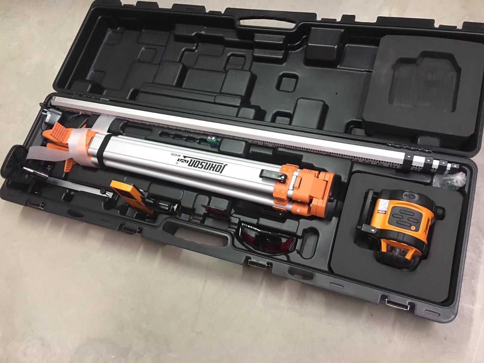 Johnson Level & Tool 99-026K Self-Leveling Horizontal Rotary Laser System w/ Hard Case Kit customer photo 1