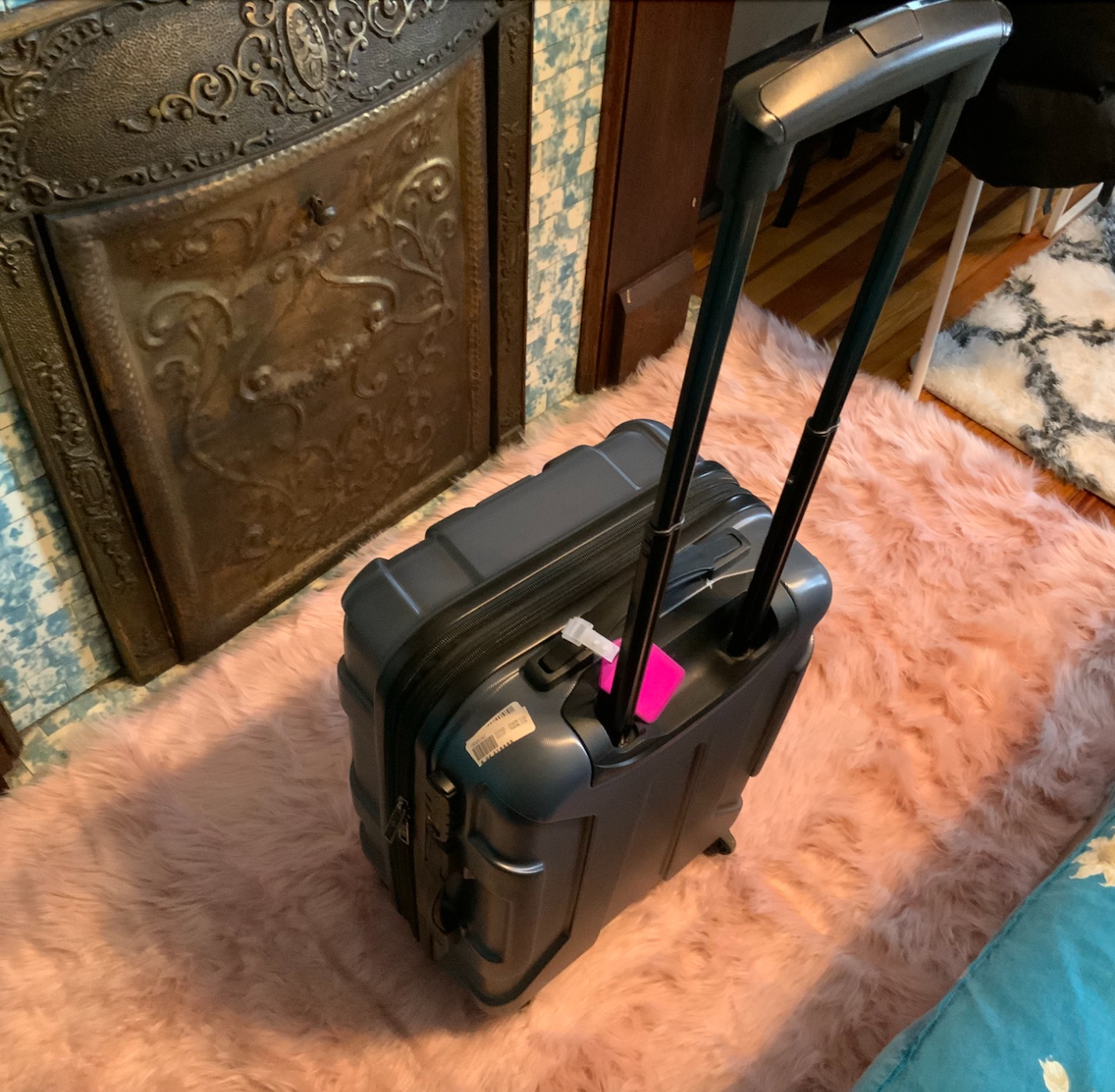 Samsonite Centric Hardside Expandable Luggage with Spinner Wheels, Burnt Orange, Carry-On 20-Inch customer photo 2