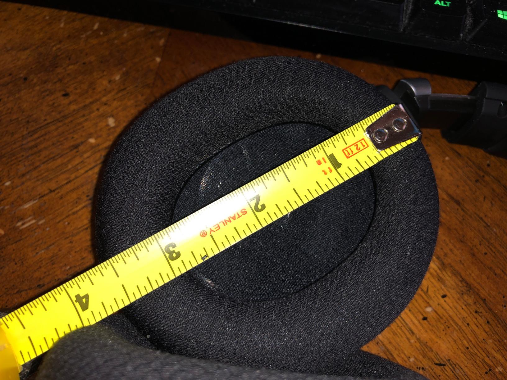 Arctis 3/5 / 7/9 Replacement Black Fabric Ear Pads Cushion Compatible with SteelSeries Arctis 3 / Arctis 5 / Arctis 7 Arctis 9 / Arctis 1 / Arctis pro Lossless Wireless Gaming Headset Headphone customer photo 2