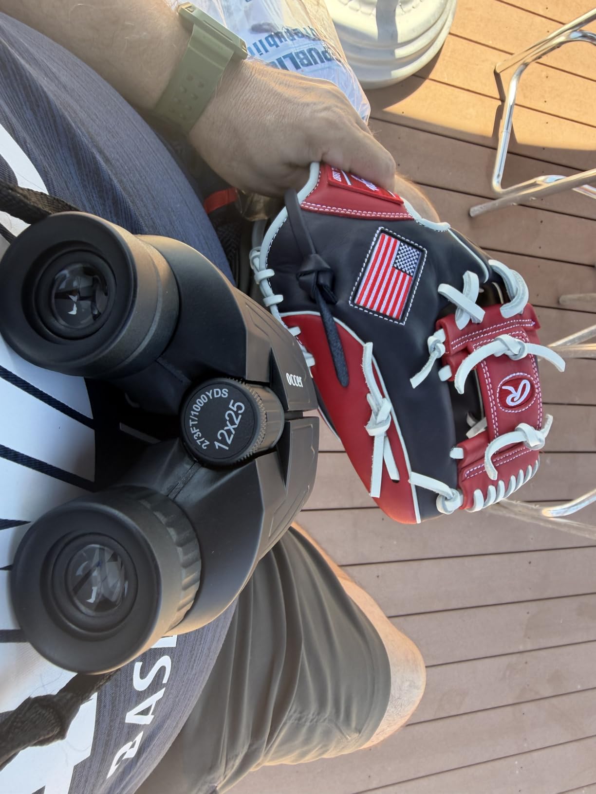 Occer 12x25 Compact Binoculars for Adults and Kids, Large Eyepiece Waterproof Binocular with Low Light Vision, High Powered Easy Focus Binoculars for Bird Watching, Outdoor Hunting, Travel, Sightseeing customer photo 1