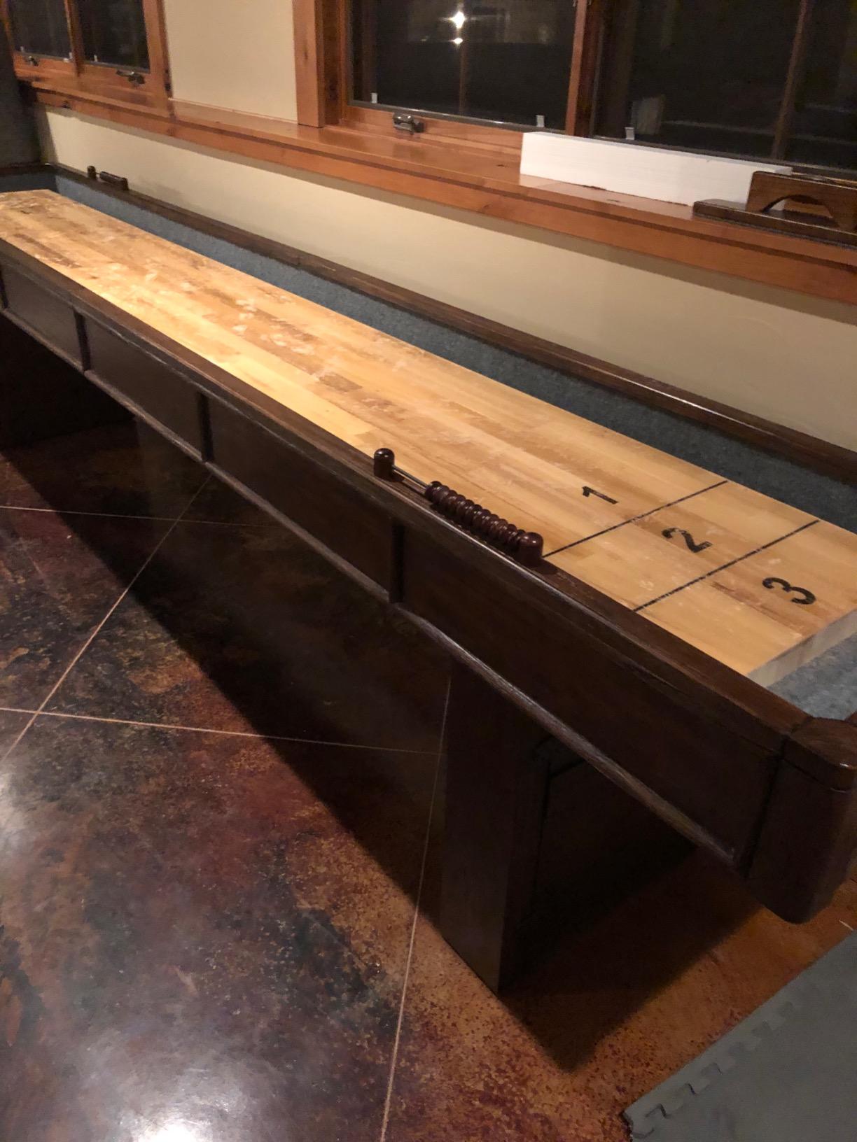 Barrington Shuffleboard Multiple Styles, Classic Arcade Game Collection, Durable & Stylish Designs with Puck Sets, Perfect for Family Game Rooms customer photo 1