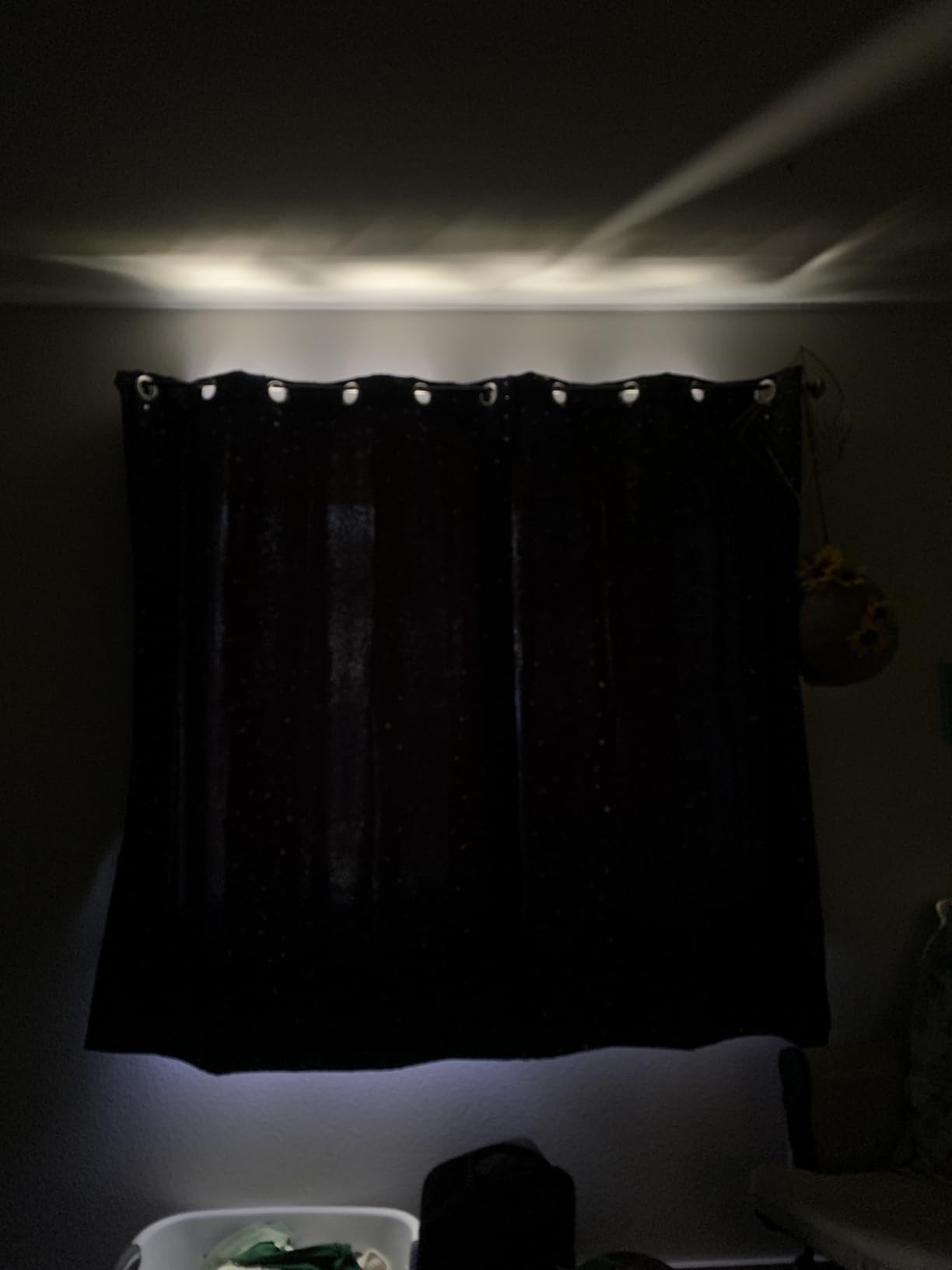 BGment Kids Blackout Curtains for Boys Bedroom, Star Curtains Thermal Insulated Grommet Window Drapes for Nursery, Set of 2 Panels (42 x 63 Inch, Navy Blue) customer photo 2