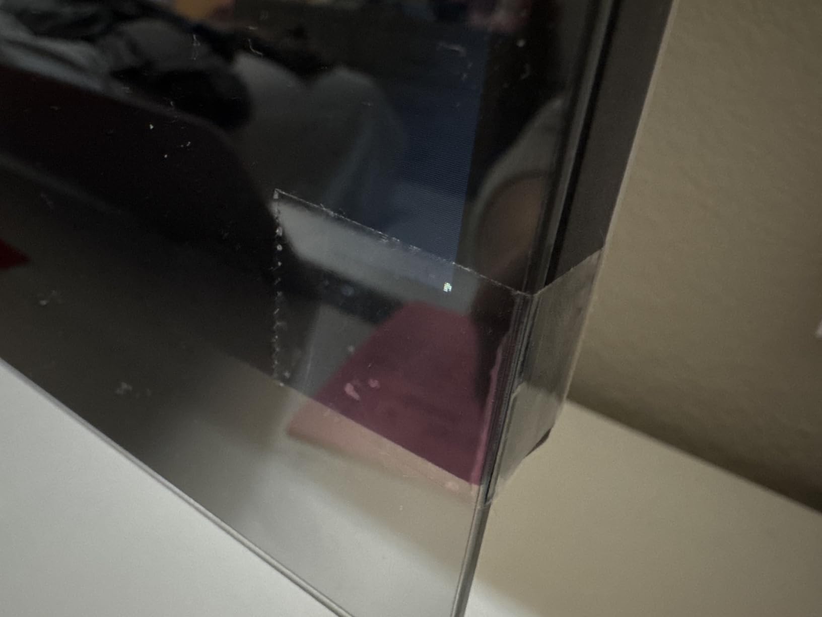 VINTEZ 24 Inch 16:9 Privacy Screen for Computer Monitor and Laptop - Anti Glare Protector Film Blue Light Filter Eye Protection - Computer Screen Privacy Shield, [1 Pack] customer photo 2