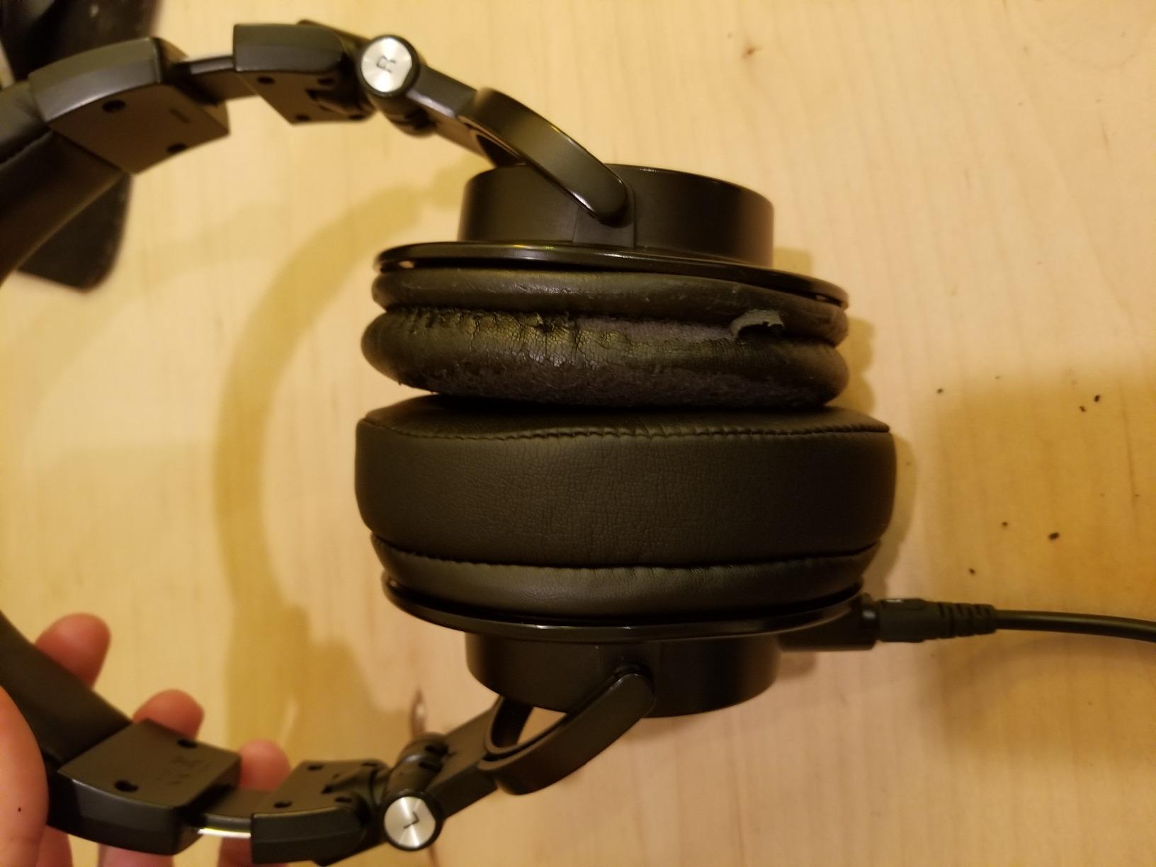 WC Wicked Cushions PadZ - Thick & Soft Ear Pads for ATH M50X / M40X / SteelSeries Arctis/HyperX Cloud & Alpha/Logitech G Pro X/Compatible with Over 50 Headphones | Black customer photo 2