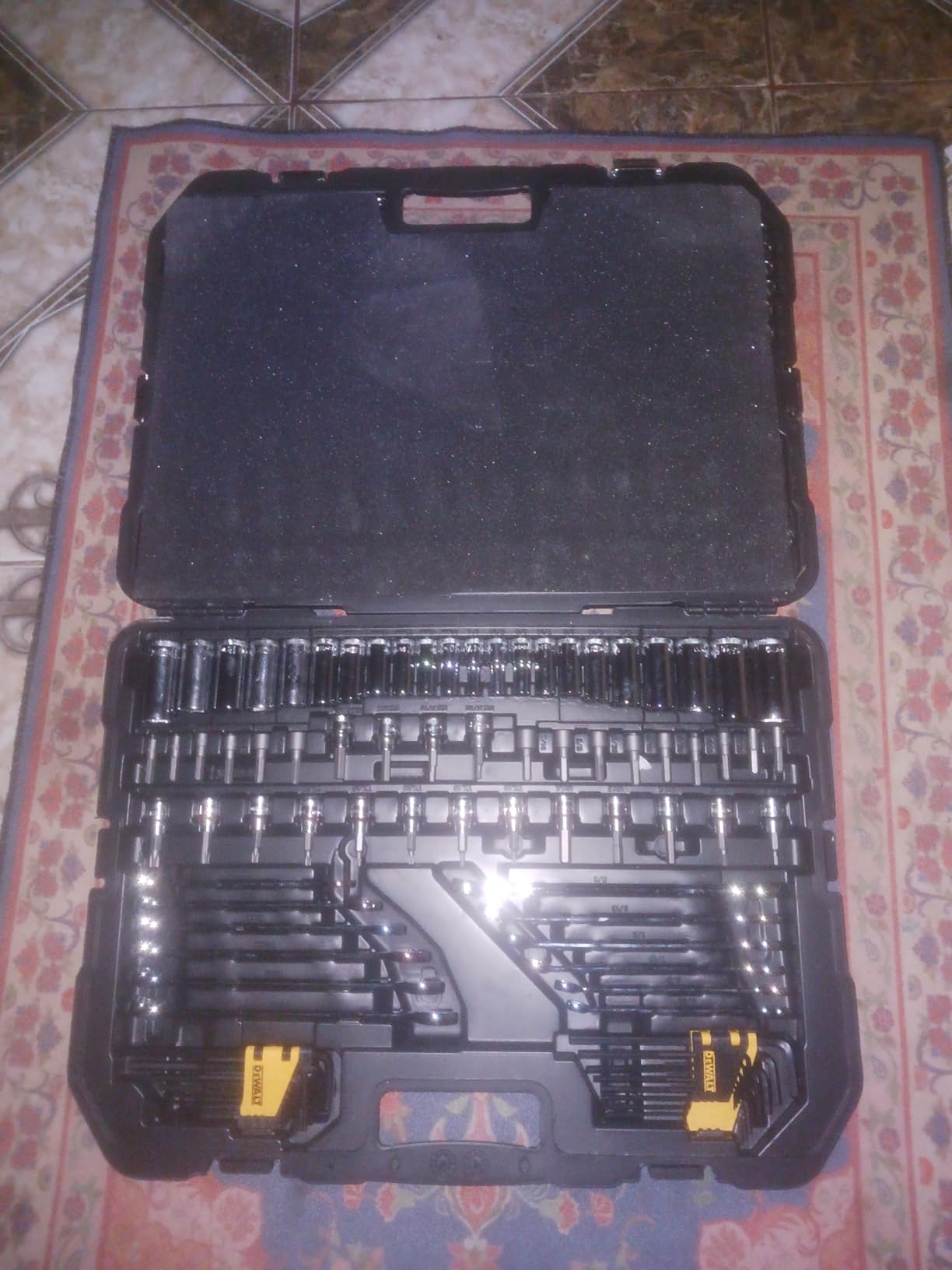 DEWALT Mechanics Tool Set, 1/4