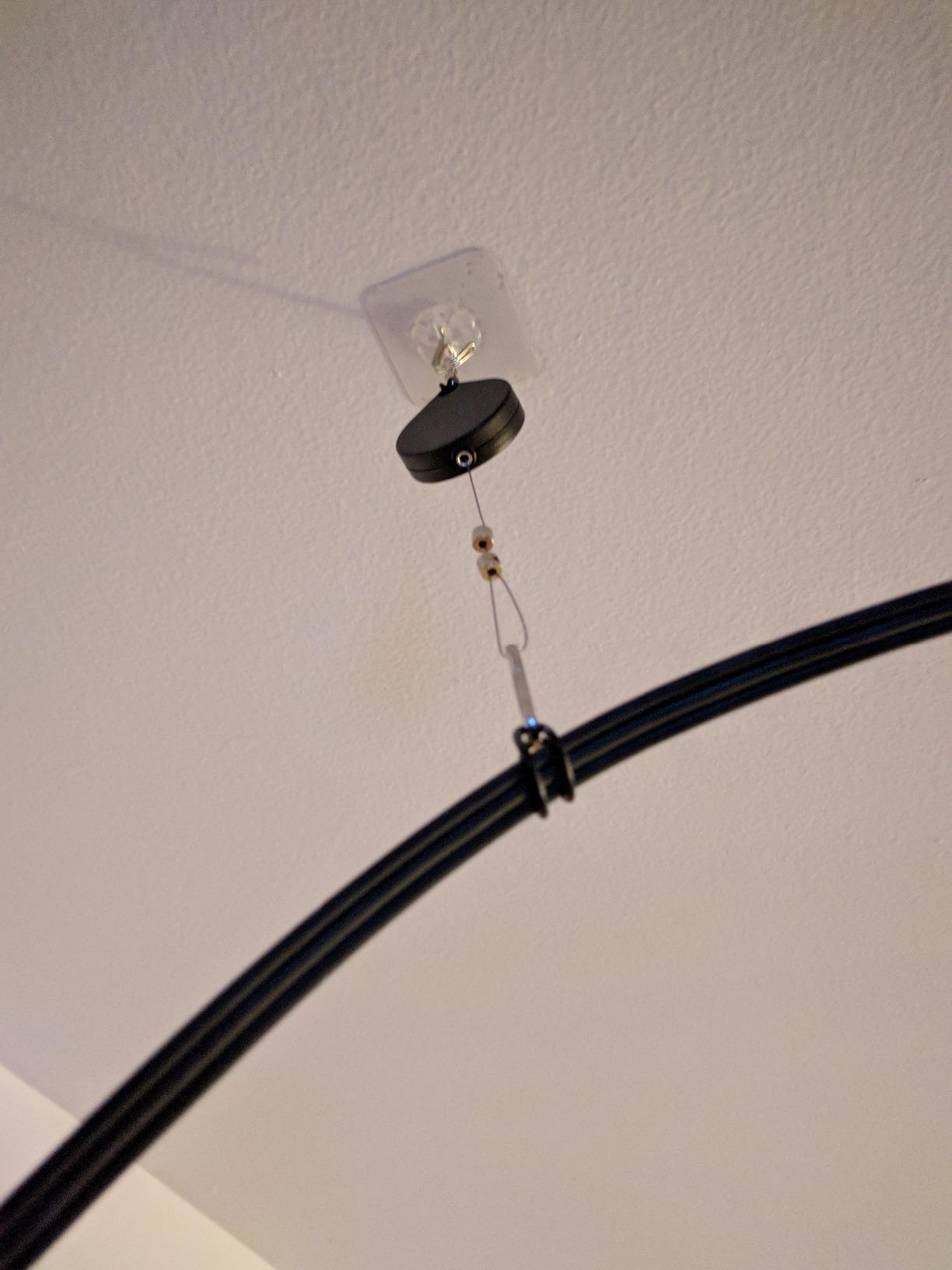 KIWI design VR Cable Management, Ceiling Pulley System fits HTC Vive/Vive Pro/Rift/Rift S Link Cable Compatible with Quest 3/2/Quest/Valve Index VR Accessories (Black, 6 Pack) customer photo 1