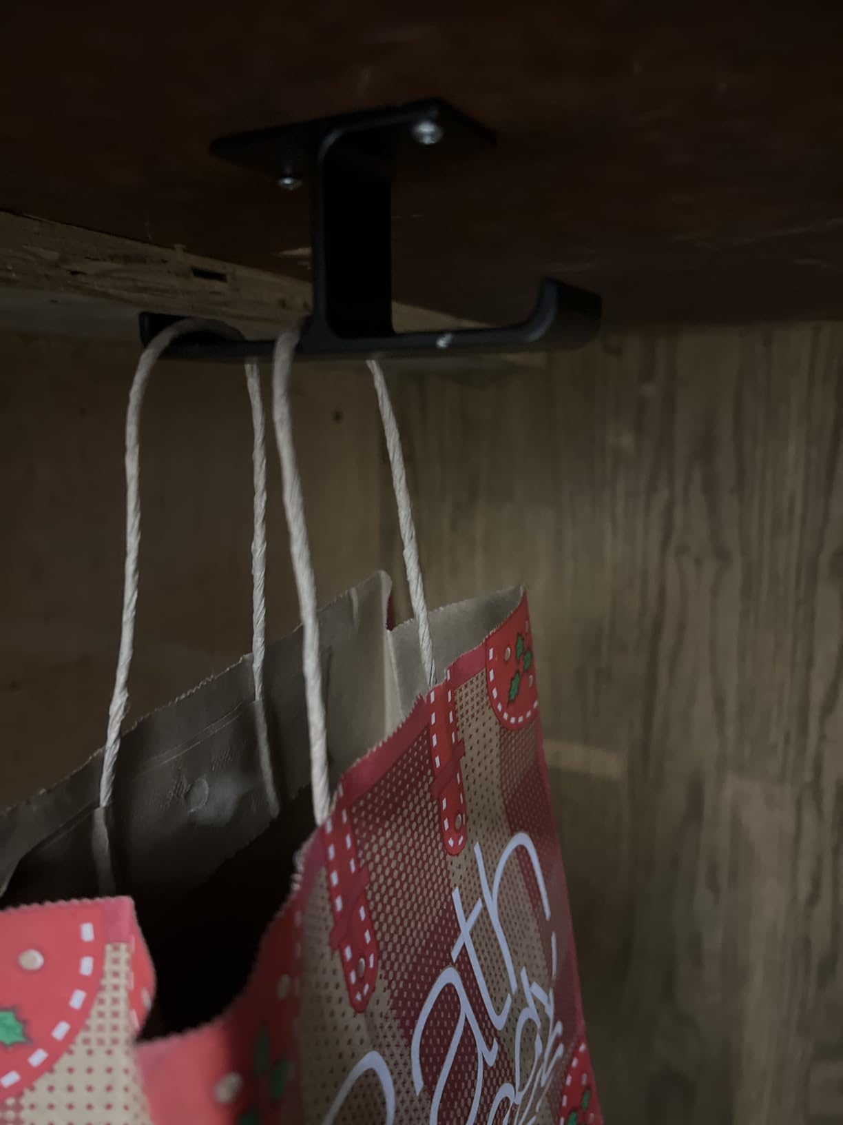 All Aluminum Headset & Headphone Stand Hanger Under Desk Headphone Holder Hook with Strong Adhesive & Screws, Desk Accessories for PC Gaming Headset Holder Mount, Office Table Shelf Storage,Bag Hooks customer photo 1