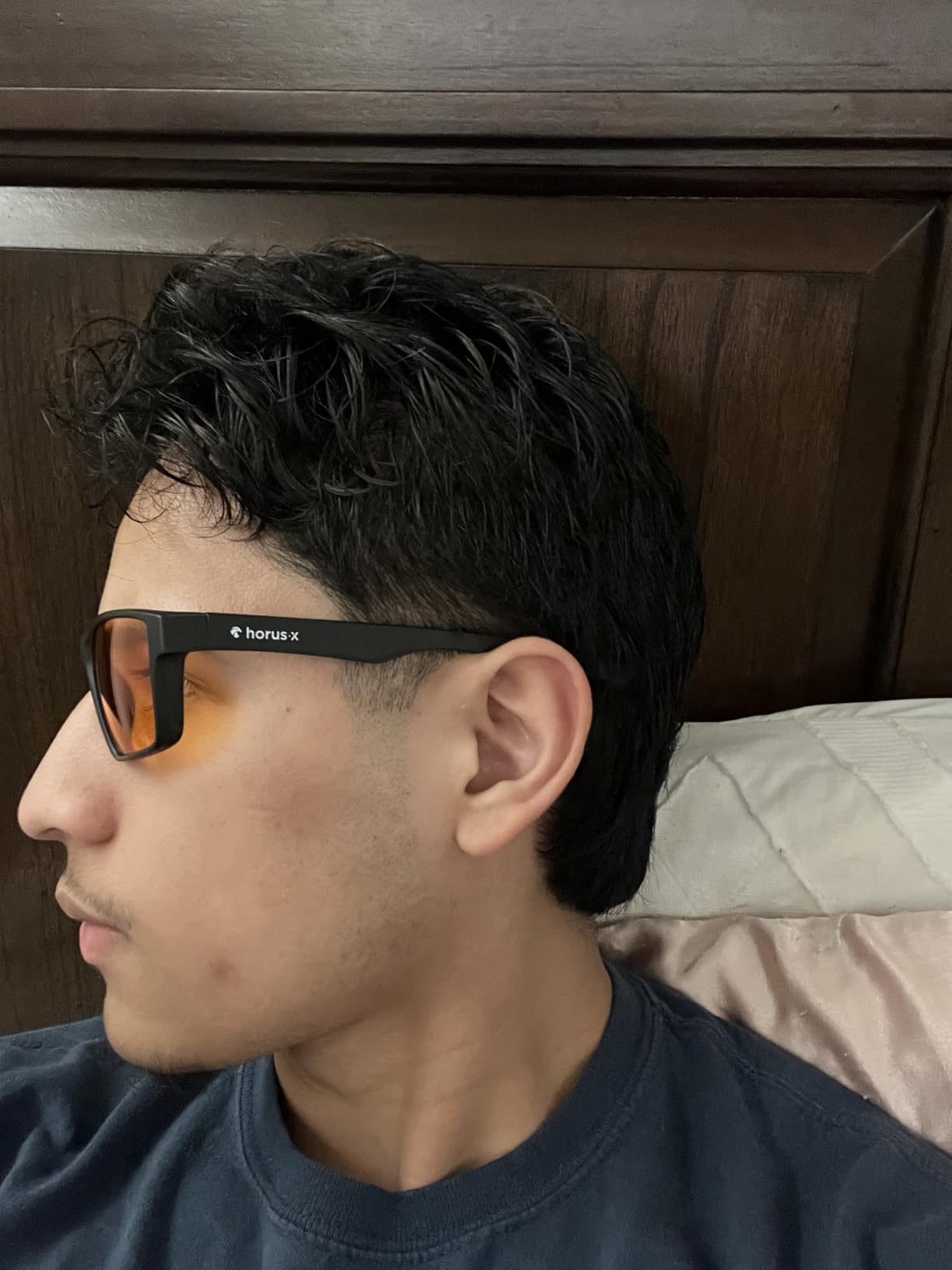 Horus X Blue Light Glasses Men Women | Blue Light Blocking Glasses for Screen Anti-Fatigue Eye Migraine | Gaming Glasses V3 customer photo 1