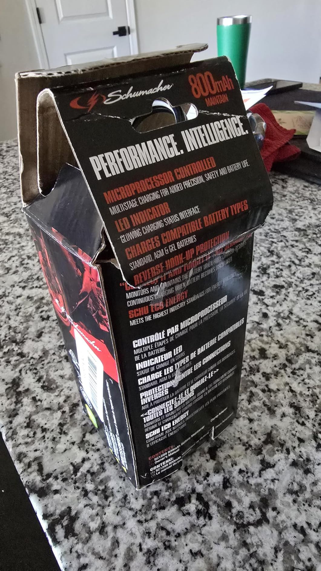 Schumacher Electric 0.8A Car Battery Charger and Maintainer, 2-in-1 Solution, for 12V Power Sport, Automotive, and Marine Batteries, SC1299 customer photo 2