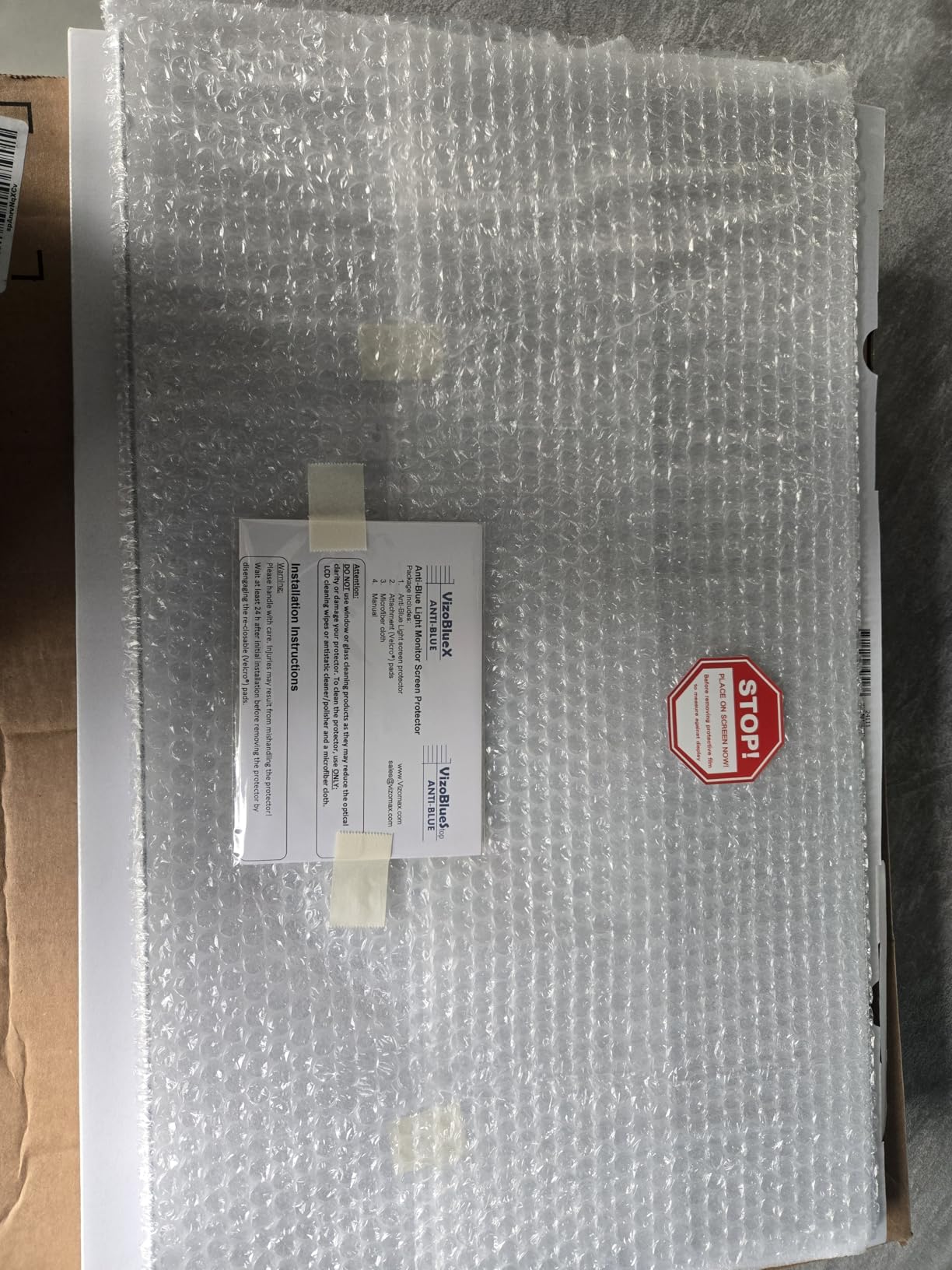 VizoBlueX 27-28 inch Anti-Blue Light Filter for Computer Monitor. Blue Light Monitor Screen Protector panel (24.8