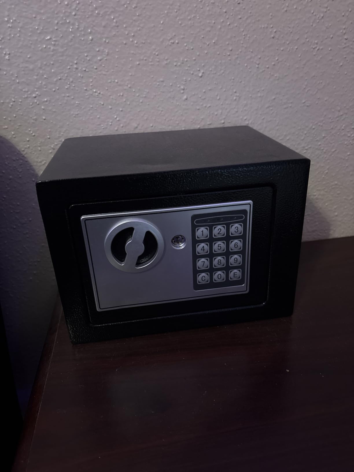 Yuanshikj Electronic Deluxe Digital Security Safe Box Key Keypad Lock Home Office Hotel Business Jewelry Gun Cash Use Storage money (BLACK) customer photo 1