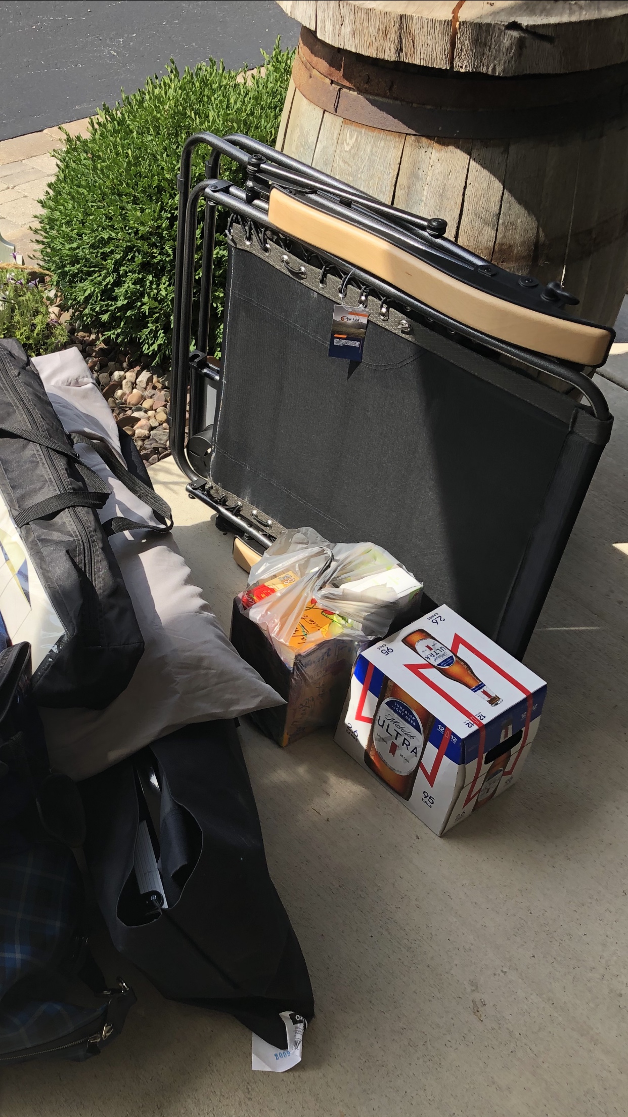 Portal Portable Zero Gravity Chair, Lounge Chair Outdoor Oversized Zero Gravity Chair Folding Lounge Chair with Adjustable Pillows and Cup Holder for Poolside Backyard and Lawn, Support 350lbs customer photo 2