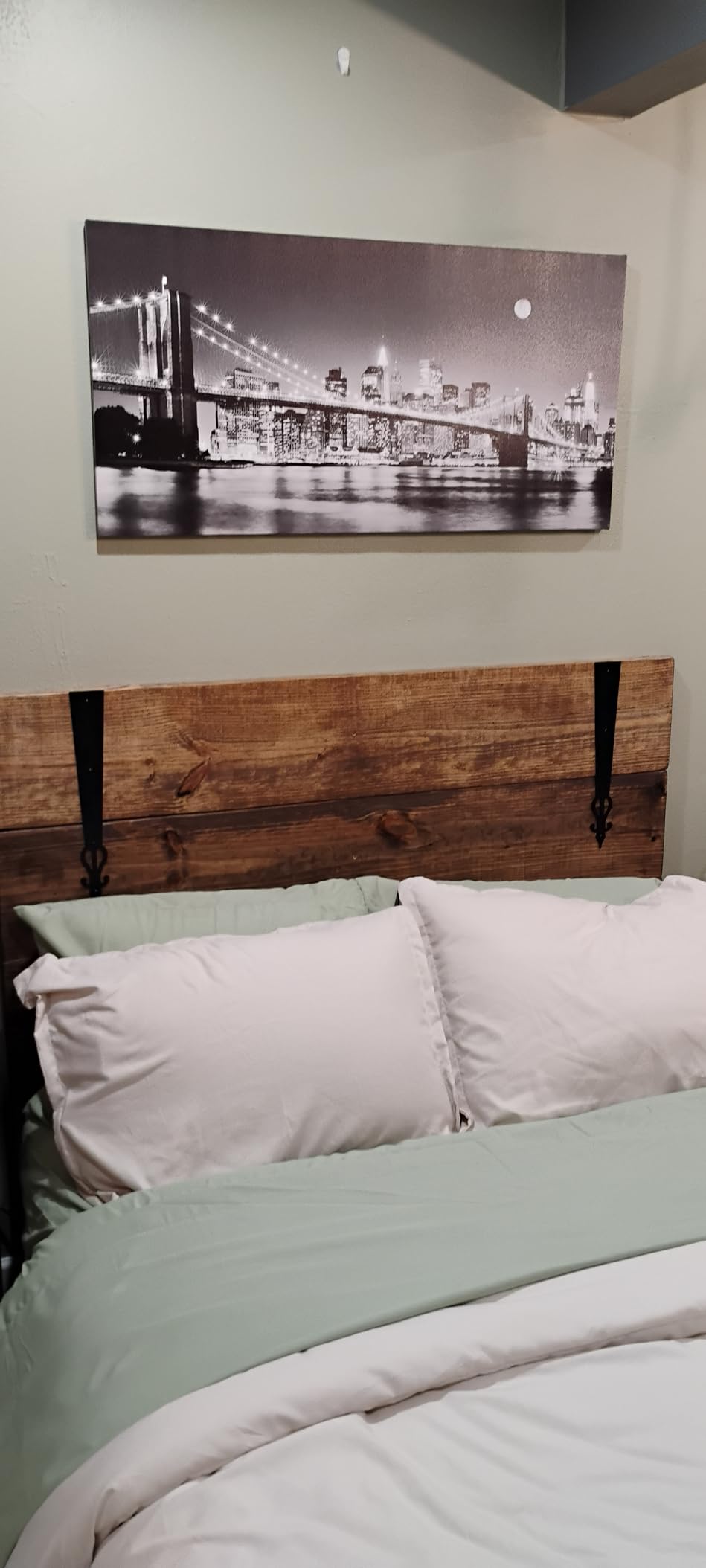 CCJH Metal Garage Door Decorative Hardware Hinges Carriage House Accents Screw Mounted 6 PCS Black (Braided Style) customer photo 2