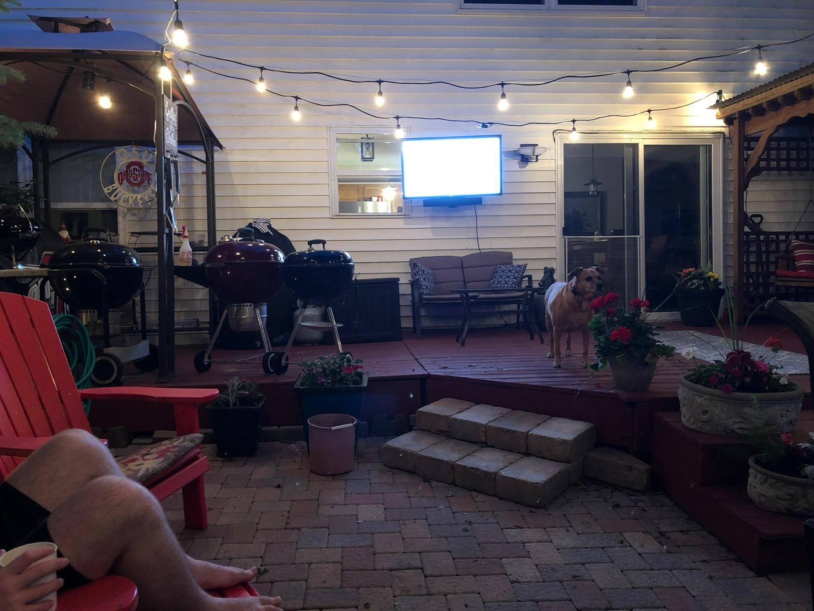 SunBrite SE 43-inch Partial Sun Outdoor TV | 4K Ultra HD LED Weatherproof Television - Includes Speaker bar customer photo 2