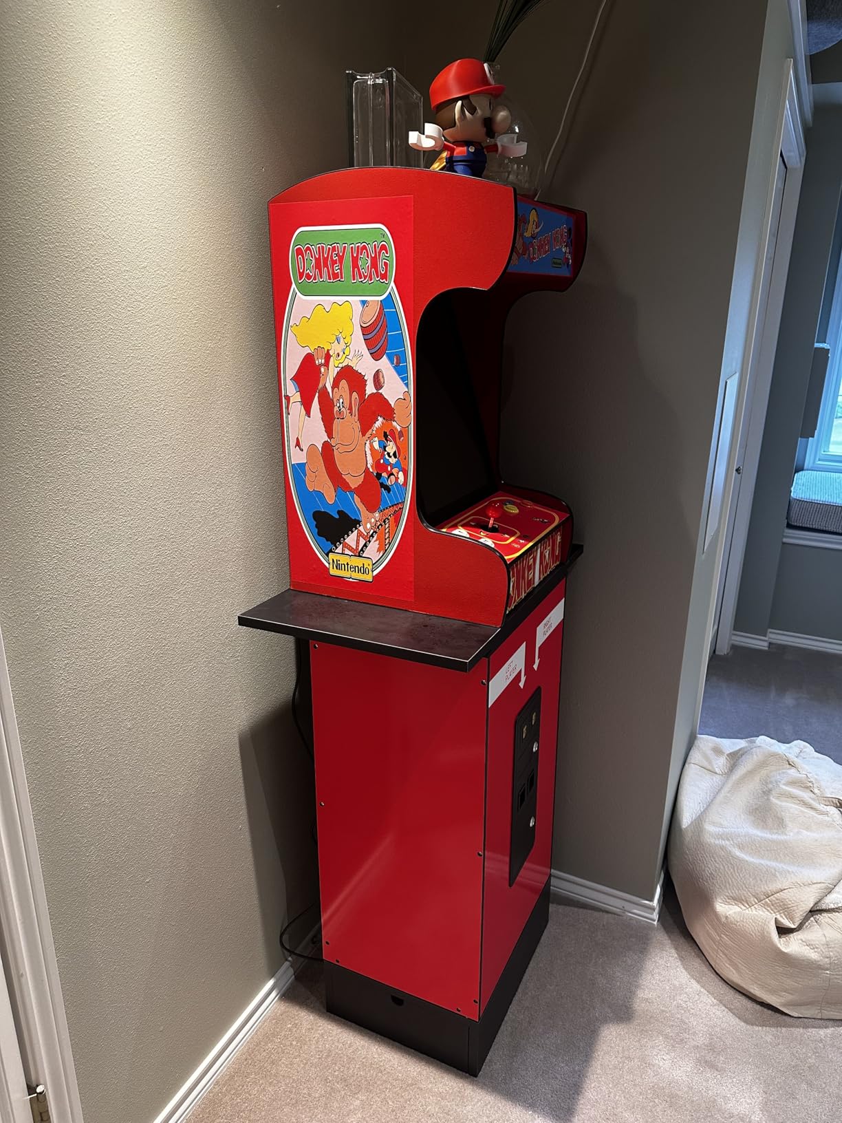 Doc and Pies Arcade Factory Classic Home Arcade Machine - Tabletop and Bartop - 412 Retro Games - Full Size LCD Screen, Buttons and Joystick (Red) customer photo 1