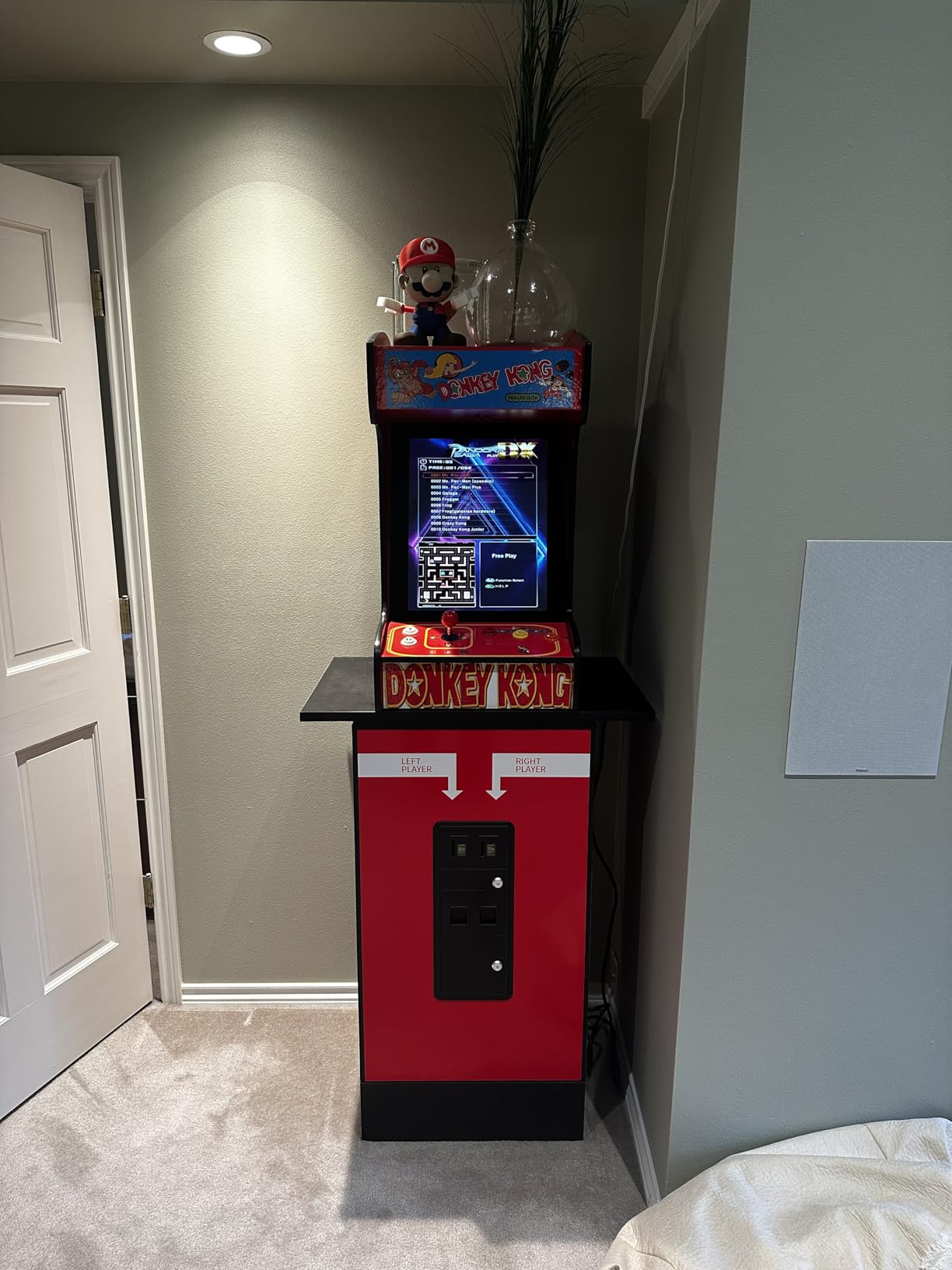Doc and Pies Arcade Factory Classic Home Arcade Machine - Tabletop and Bartop - 412 Retro Games - Full Size LCD Screen, Buttons and Joystick (Red) customer photo 2