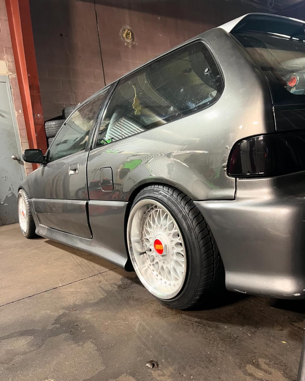 Rev9 R9-HS2-013_2 Hyper-Street II Coilover Suspension Lowering Kit, Mono-Tube Shock w/ 32 Click Rebound Setting, Full Length Adjustable, compatible with Honda Civic Coupe/Sedan (EM/ES) 2001-05 customer photo 1