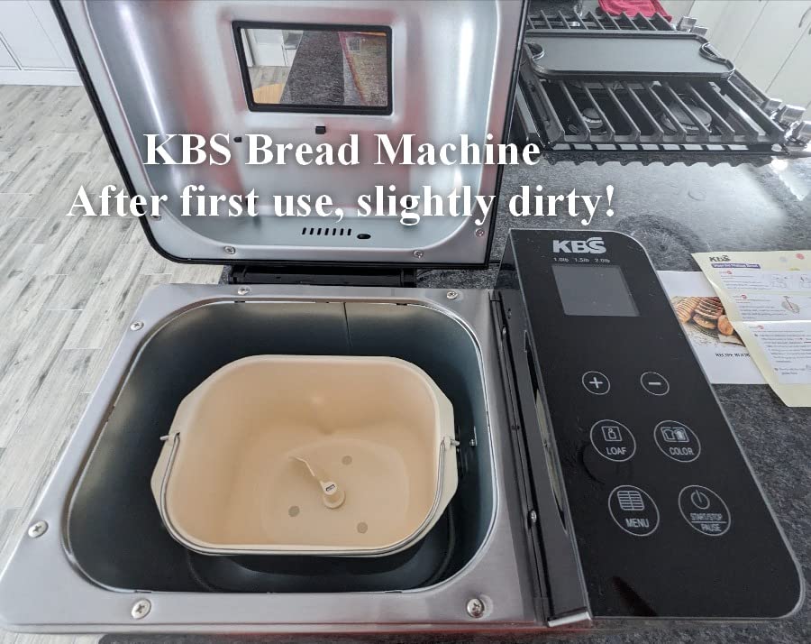 KBS Pro 710W 2LB Bread Maker, 17-in-1 Smart Bread Machine with Ceramic Pan, Auto Nut Dispenser, Touch Panel customer photo 1