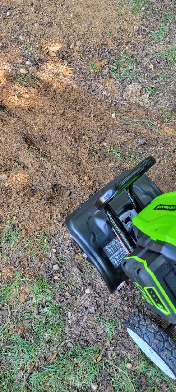 Greenworks Pro 80V 10 inch Cultivator with 2Ah Battery and Charger, TL80L210, Black And Green customer photo 2