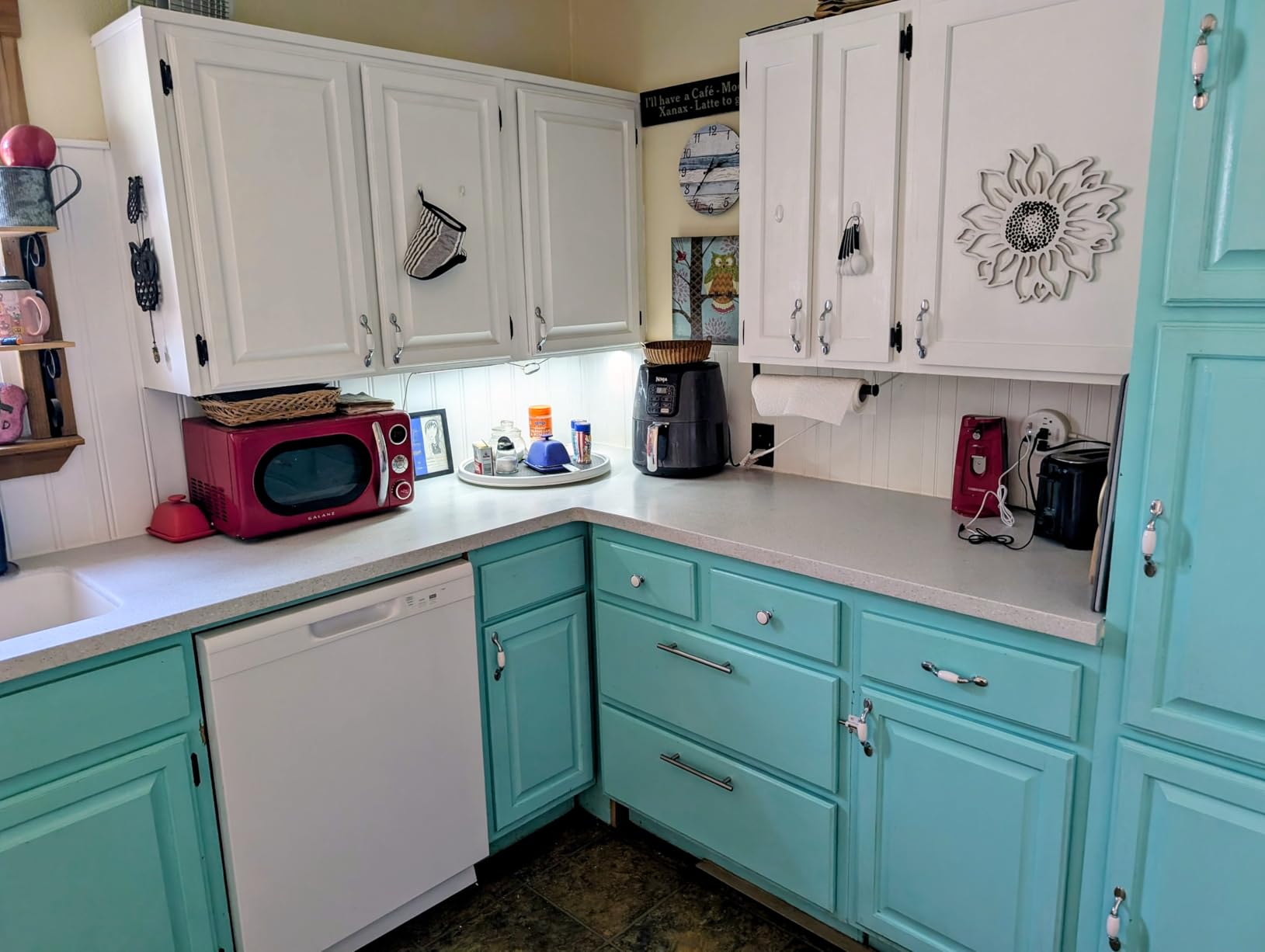 Copco Under-Sink Pantry and Cabinet Organizer, 18-Inch, Revolving Storage Solution, White and Gray customer photo 1