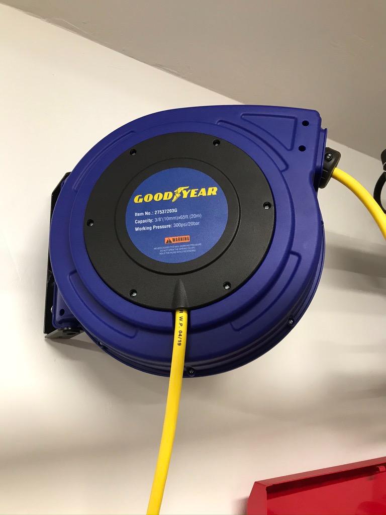 Goodyear Air Hose Reel Retractable 3/8