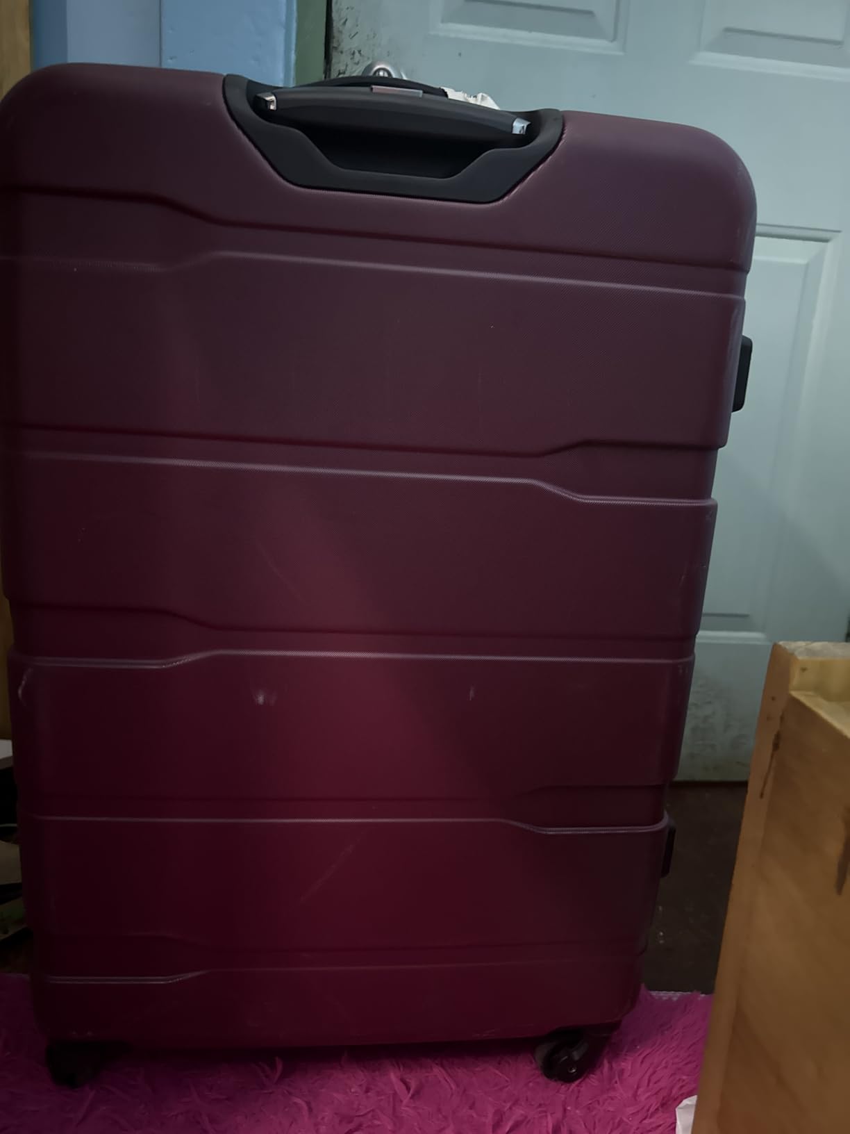 Luggage Set 3 Piece Hardside PC+ABS Suitcase with TSA Lock, Expandable Large Checked Luggage, Lightweight Rolling Carry On with Spinner Wheels(20/24/28 Inch, Caribbean Blue) customer photo 1