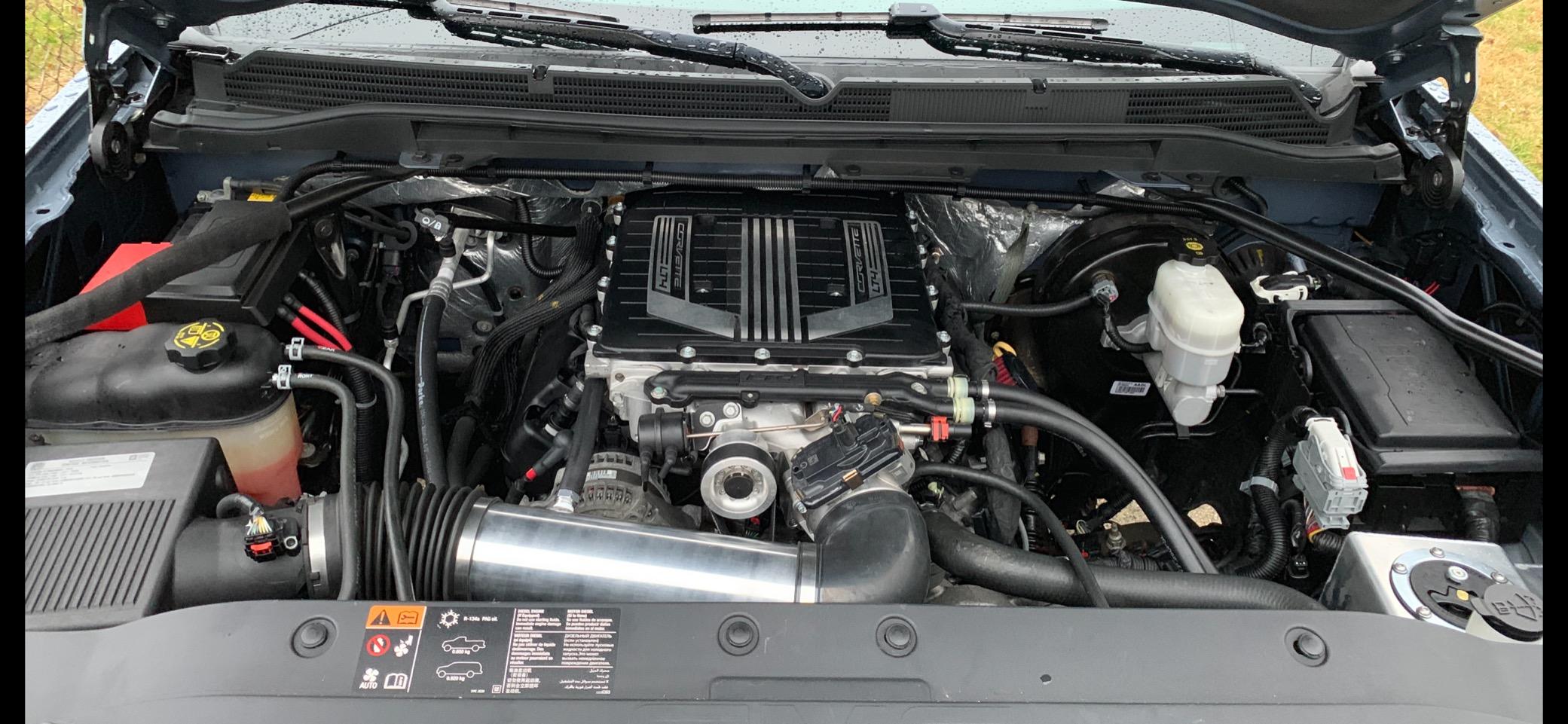 Gen 5 L83 L86 LT1 Cylinder Head to LT4 Tall Supercharger Adapter Plates Intake Manifold customer photo 1