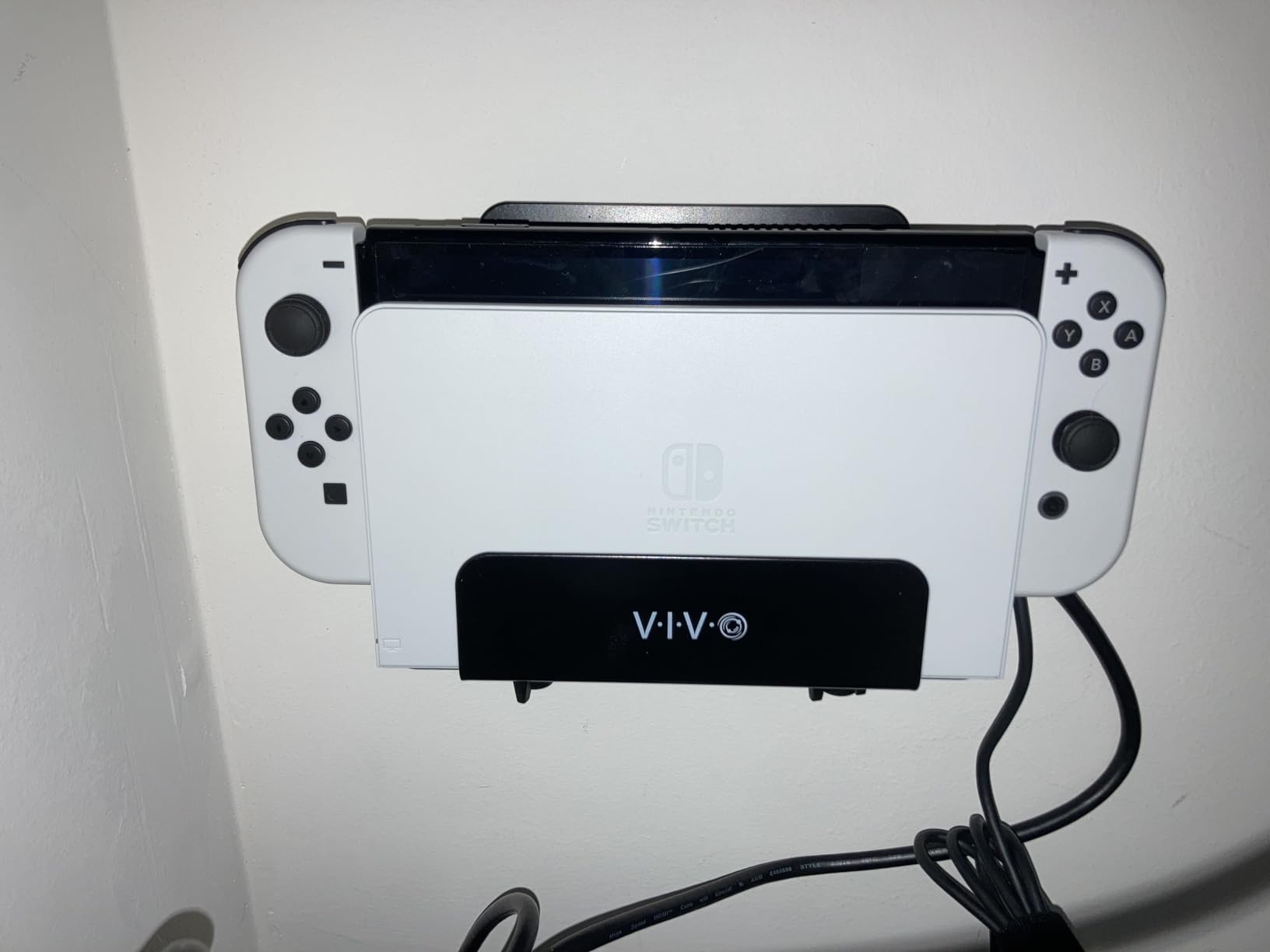 VIVO Wall Mount Bracket Kit Designed for Nintendo Switch 1 and 2, Adjustable Width Steel Switch Holder, Black, MOUNT-ALL02 customer photo 1